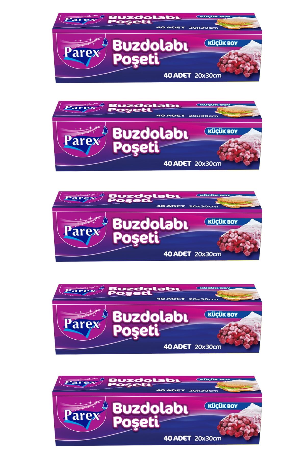 Parex Küçük Boy Buzdolabı Poşeti X 5 Adet