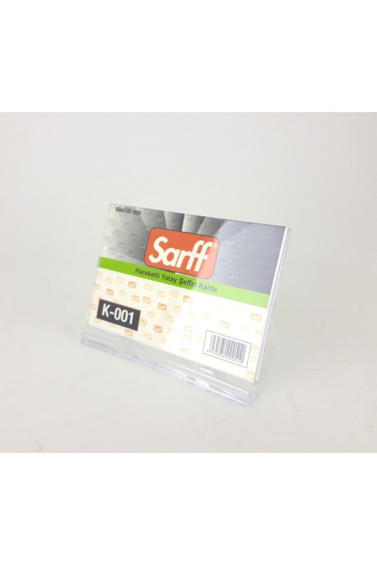 SARFF Hareketli Şeffaf  68x100  mm  Broşürlük K-001