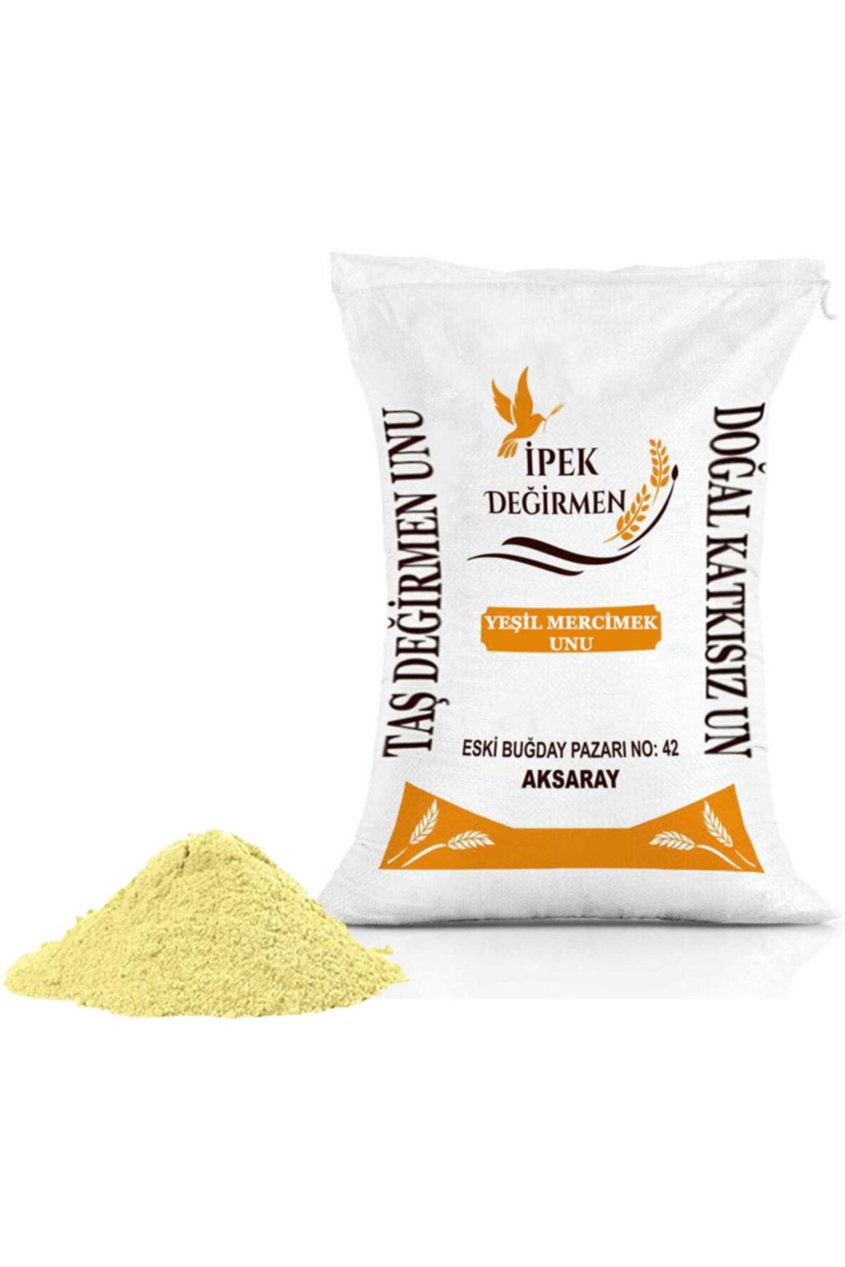 İpek Değirmen 5 Kg Glutensiz Yeşil Mercimek Unu Çölyak