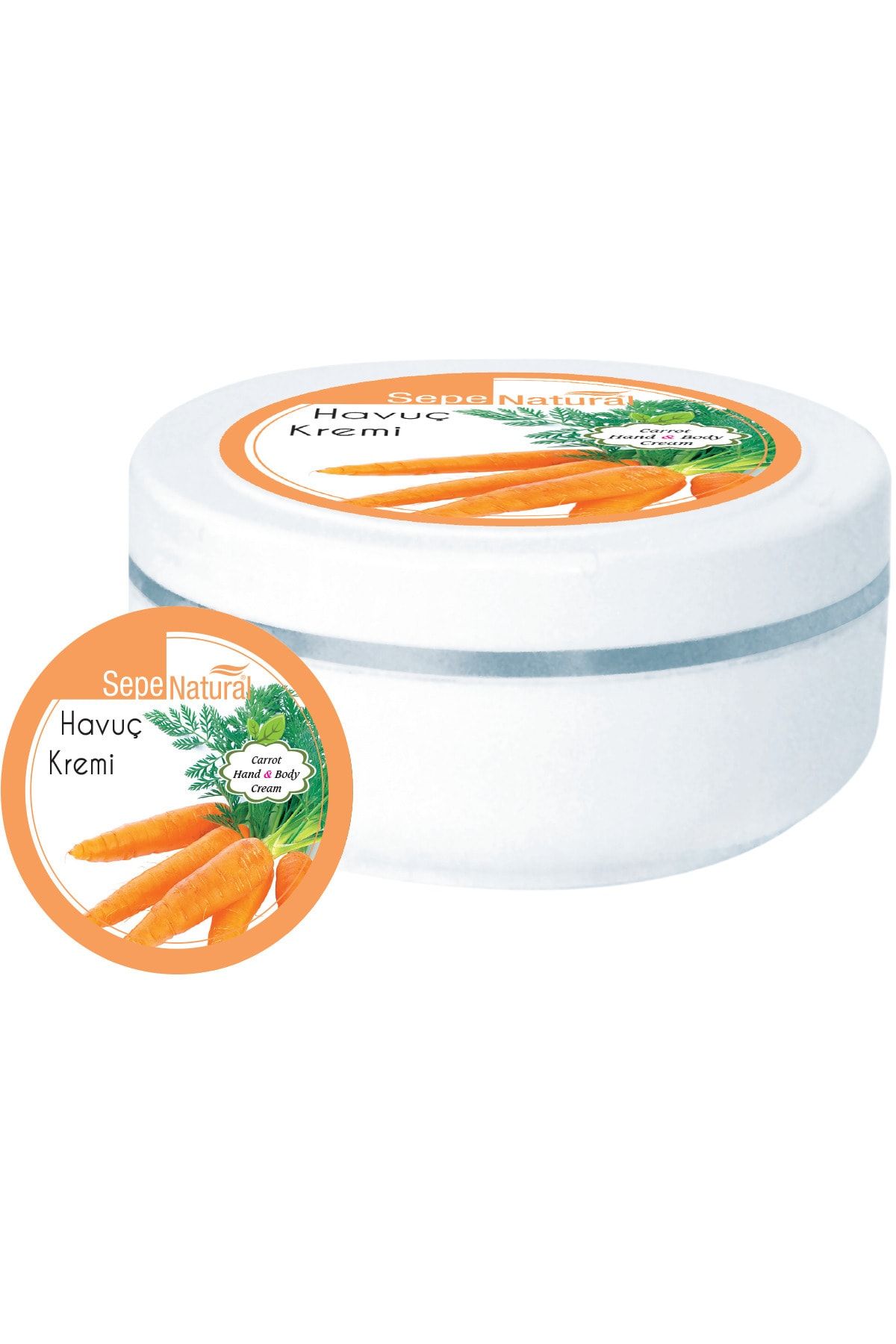 Sepe Natural Havuç Yağlı El Ve Vücu 150 ml  Nemlendirici Bakım Kremi 150 Ml