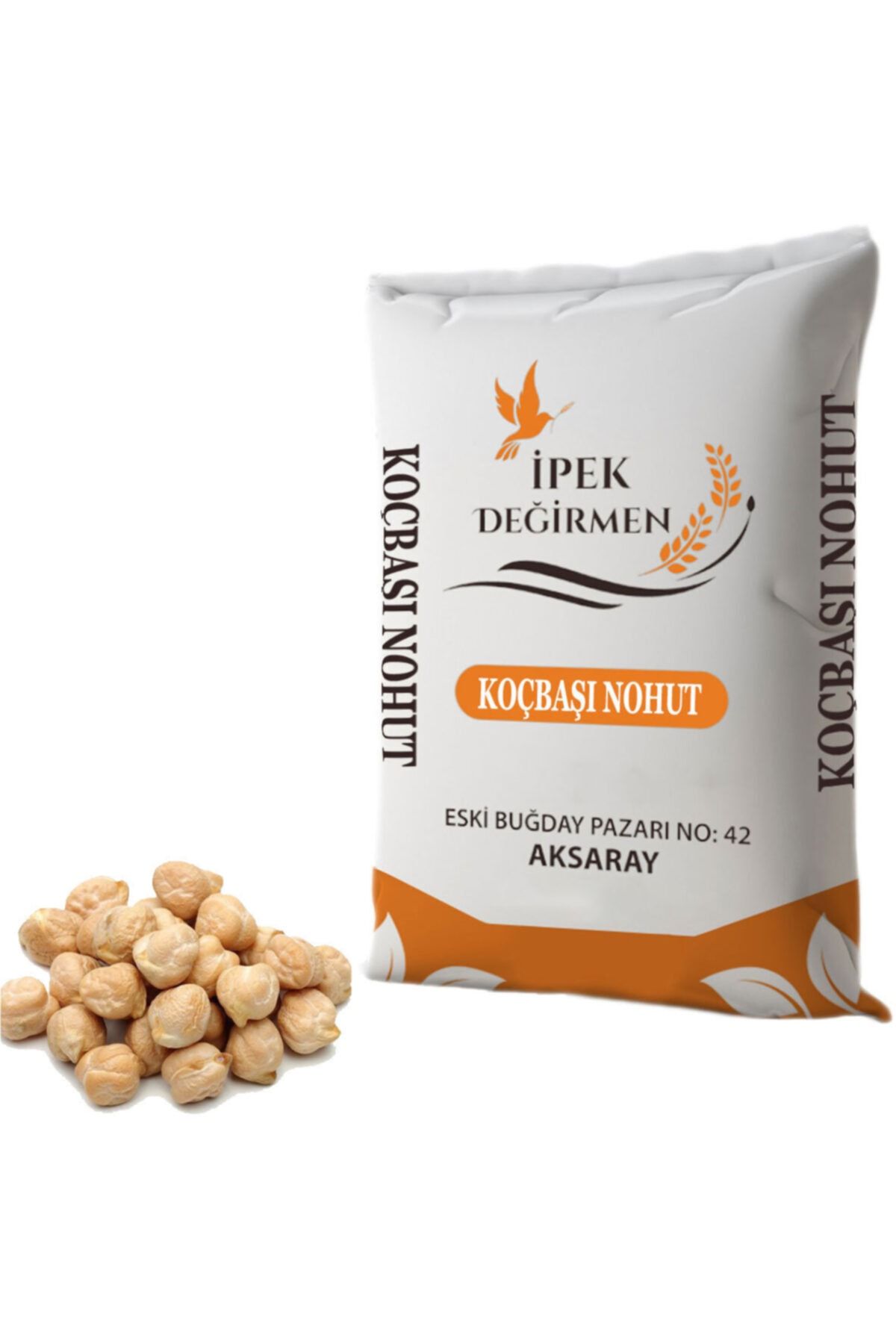 İpek Değirmen 5 Kg Yemeklik Koçbaşı Nohut Glutensiz Iri Nohut