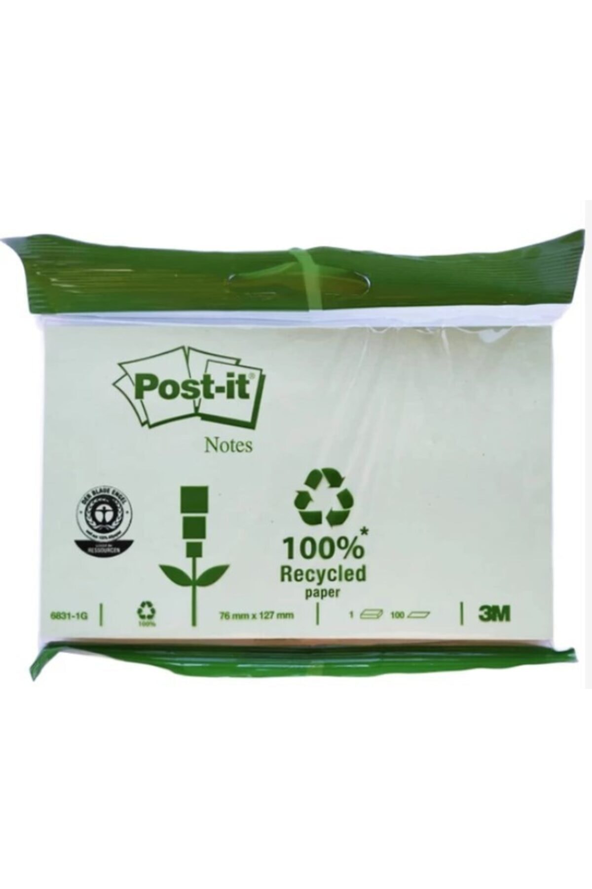 Postit Yapışkanlı Not Kağıdı 76 mm x 127 mm ( 100 Yaprak )