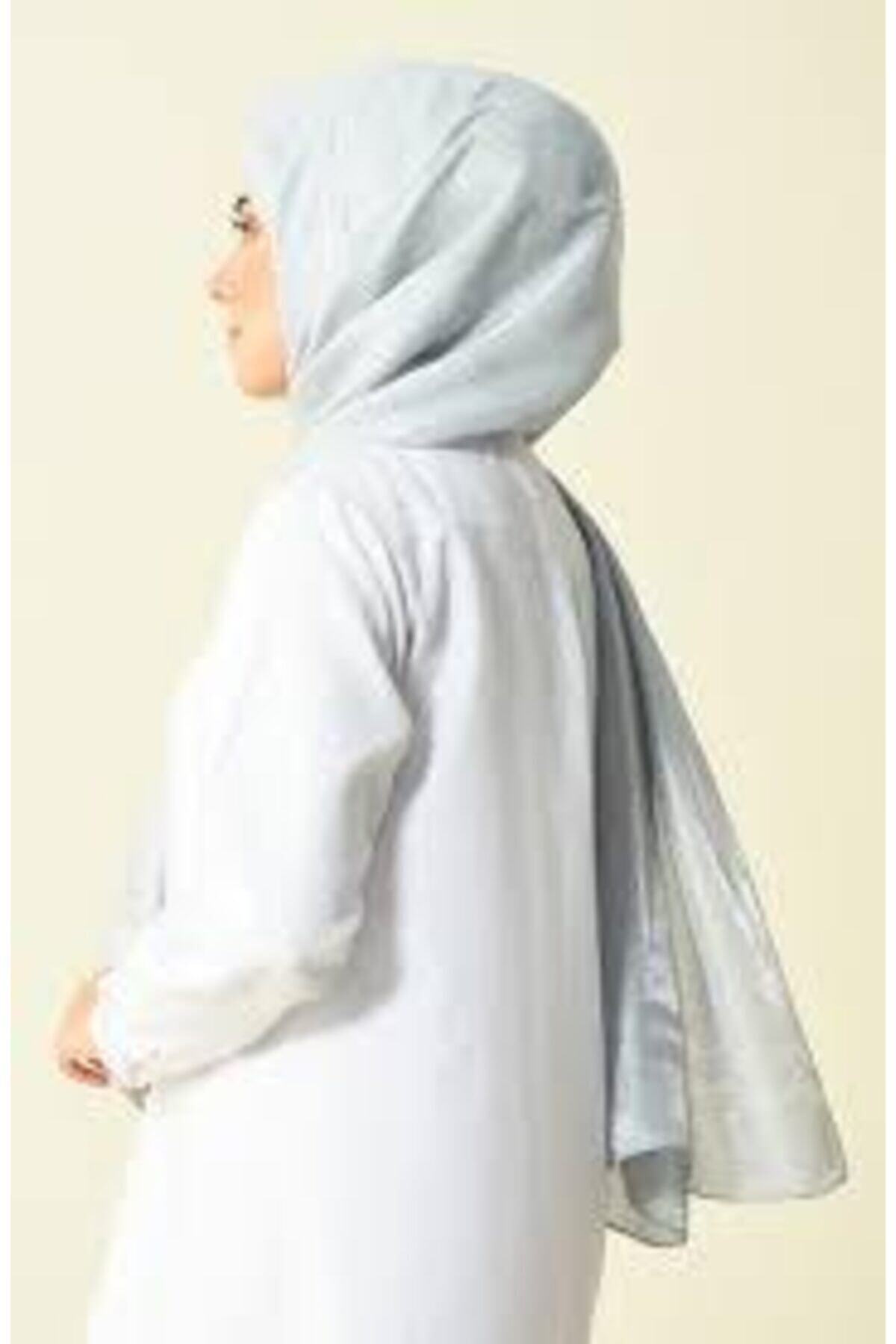 Armine Kadın Gümüş Trend Monogram Şal