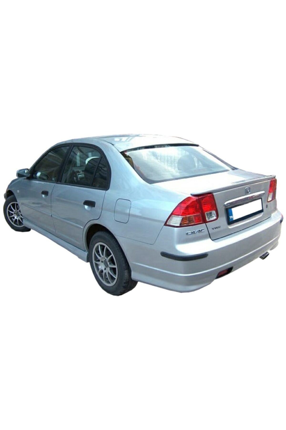 TÜRKSET Honda Civic 2001-2006 Vtec Cam Üstü Spoiler Boyasız - Astarlı