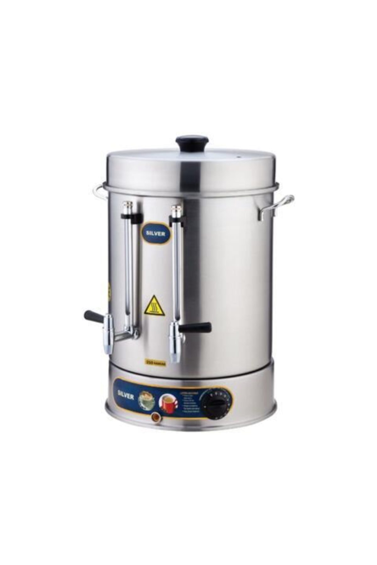 Işıkgaz Silver 120 Bardak Çay Makinası Metal Musluklu