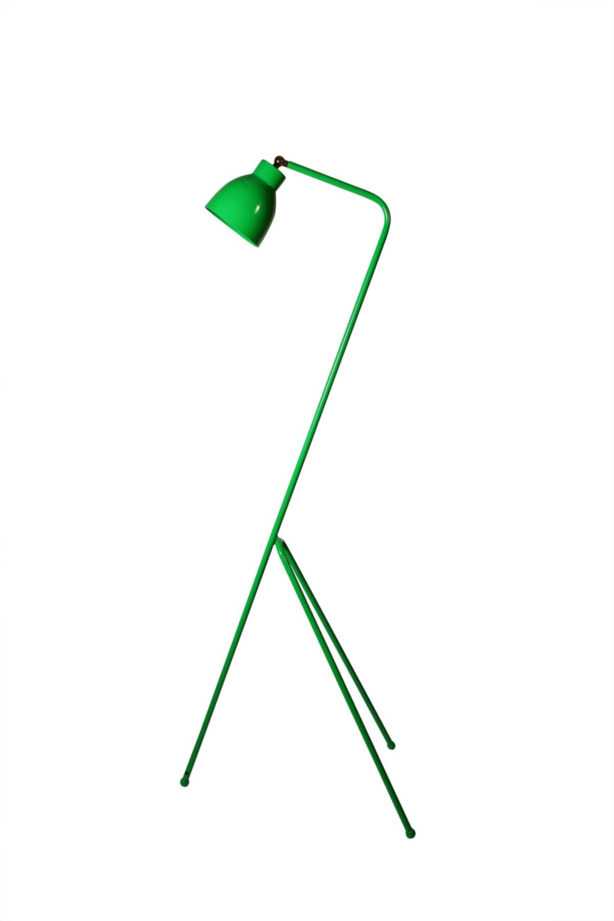 White West inn House Modern Tasarım Üç Yaklı Zürafa Lambader Yeşil