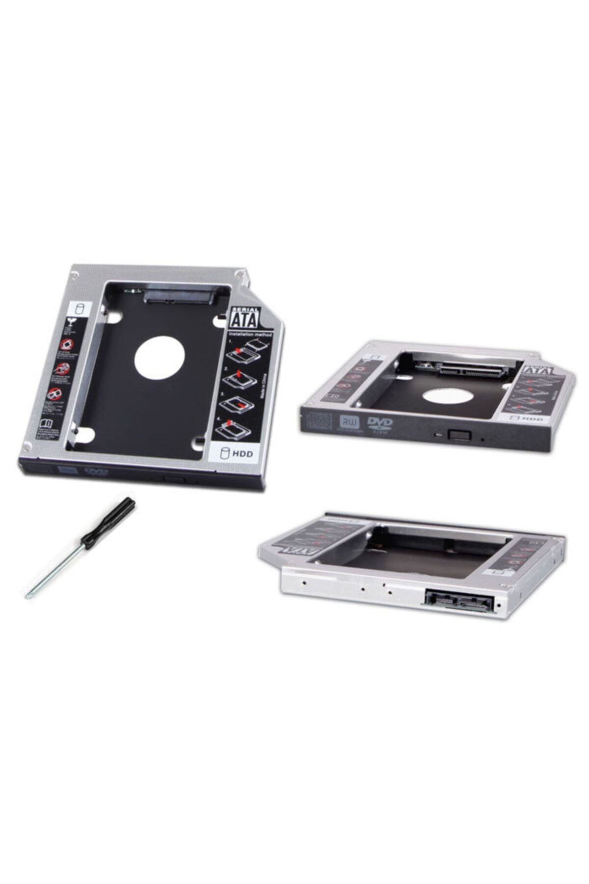 Serel Comtech 9.5mm Sata Hdd Harddisk Caddy Kızak Kutu Laptop Ssd Notebook Ikinci Hdd Takma