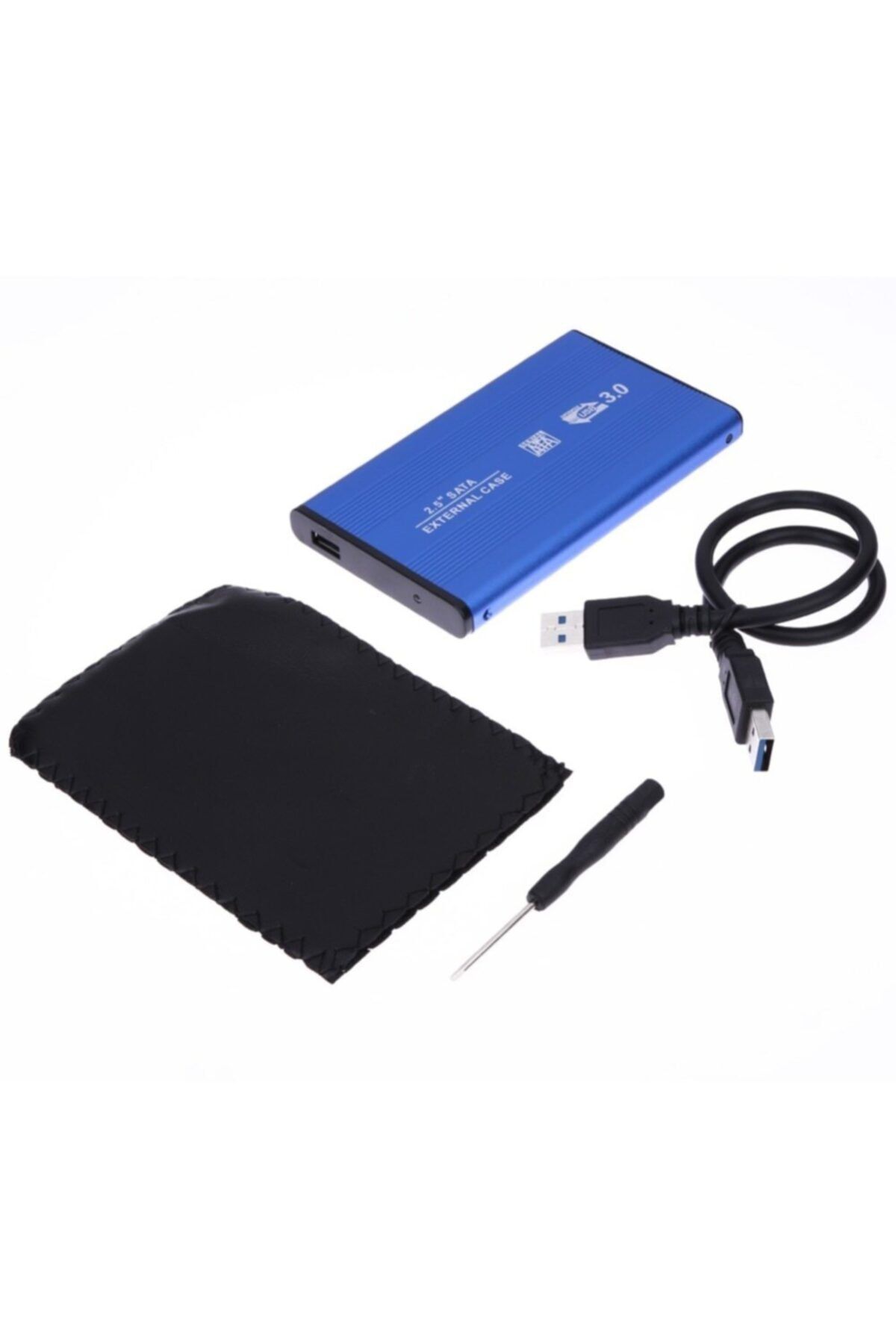 Serel Comtech 2.5 Inch Usb 3.0 Taşınabilir Hdd Harddisk Kutusu Ssd Veri Depolama Mavi