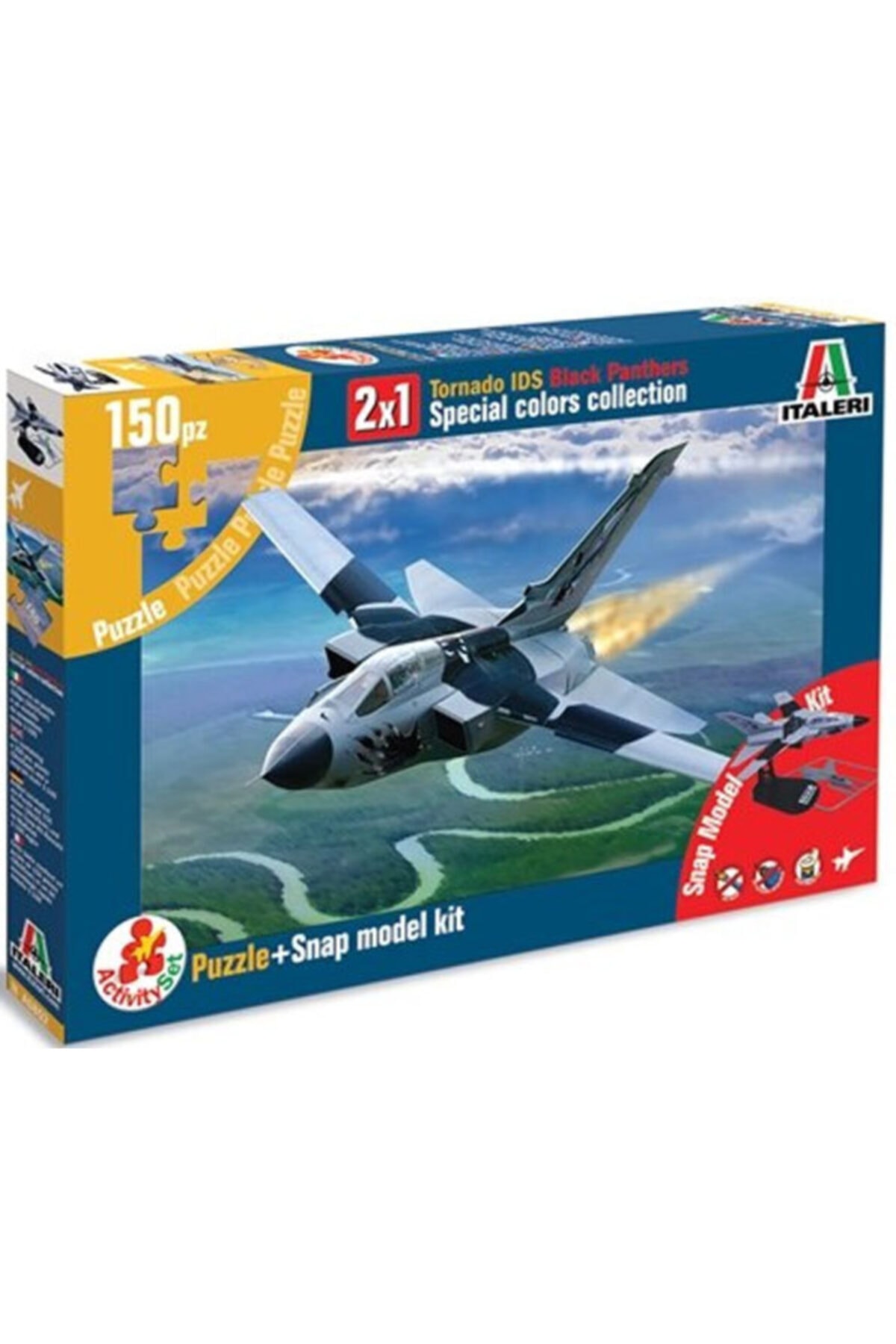 İtaleri Italeri Tornado Black Panthers+puzzle+cards 1:100
