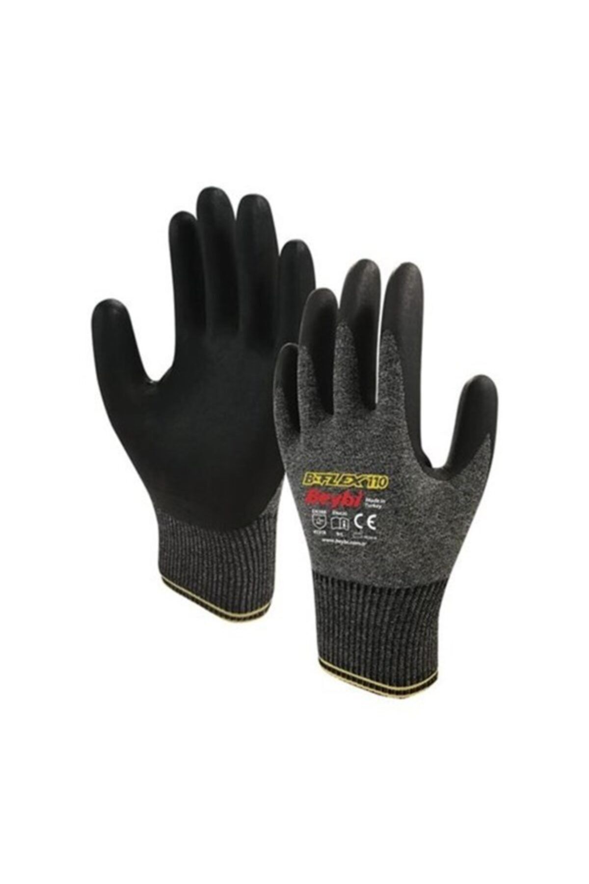 Beybi B-flex110 Köpük Nitril Likralı Eldiven (9 Numara) 1 Çift