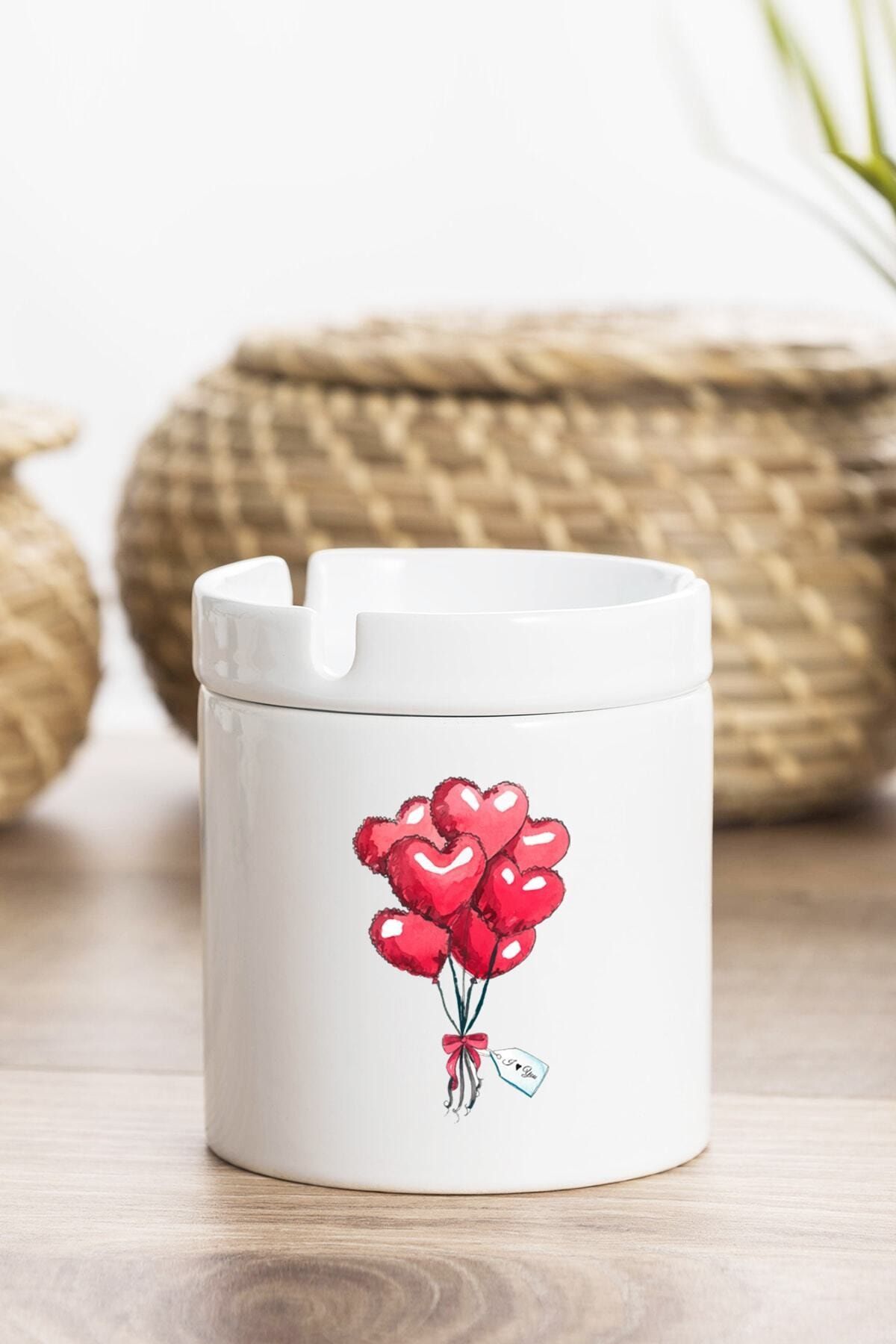 GiftStore Kalpli Balonlar Kül Tablası