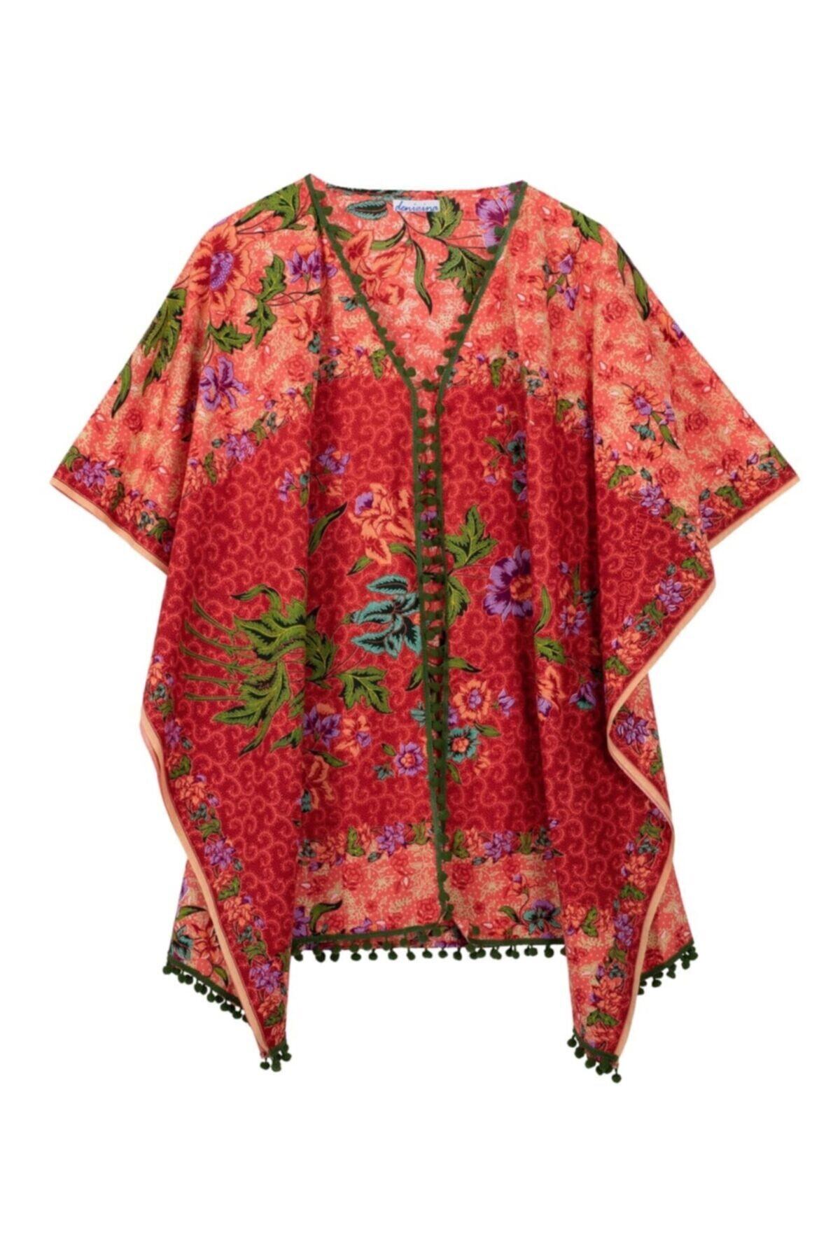 MEdesigns & Co Kadın Narçiçeği Anna Kaftan Kimono