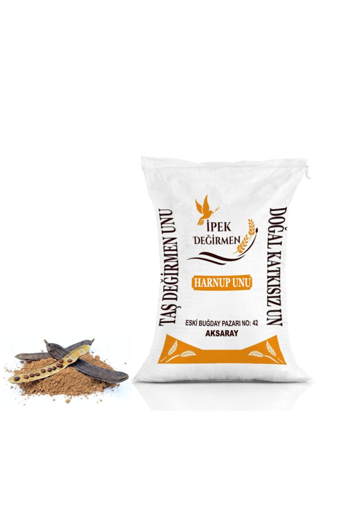 İpek Değirmen 2 Kg Glutensiz Harnup Unu Keçiboynuzu Tozu