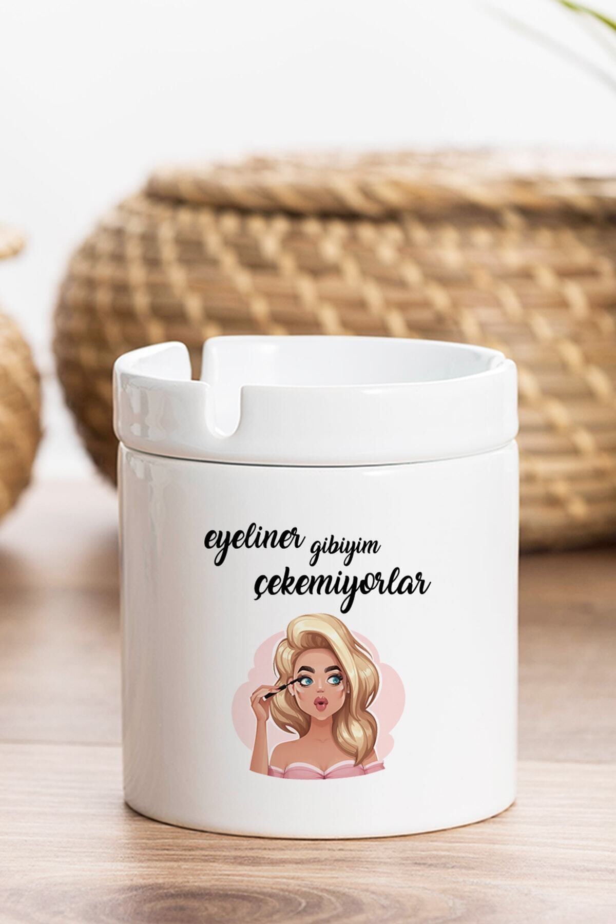 GiftStore Eyeliner Gibiyim Çekemiyorlar Kül Tablası