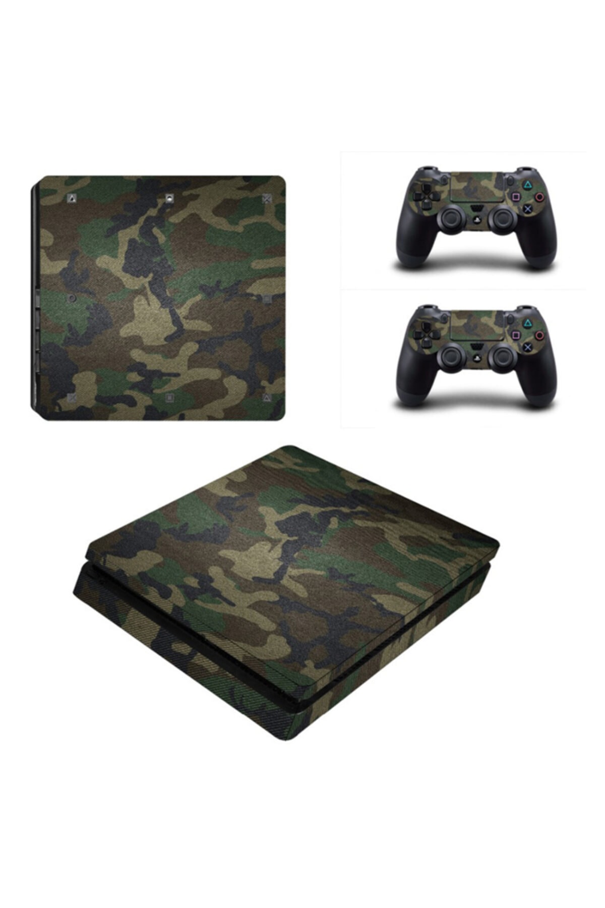 KT Decor Kamuflaj Playstation 4 Slim Kasa Sticker Kaplama