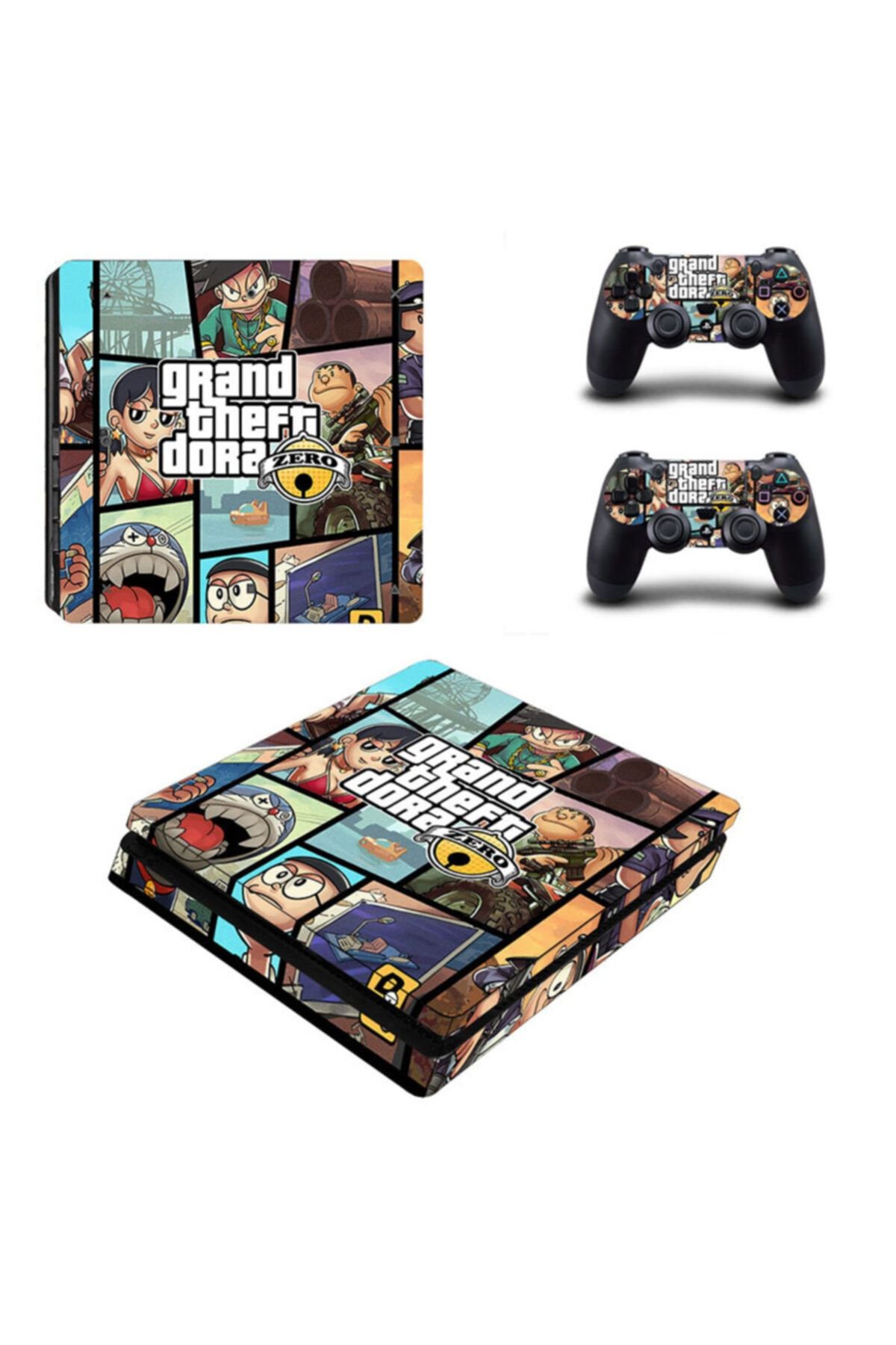 KT Decor Grand Theft Auto V Playstation 4 Slim Kasa Sticker Kaplama - 01