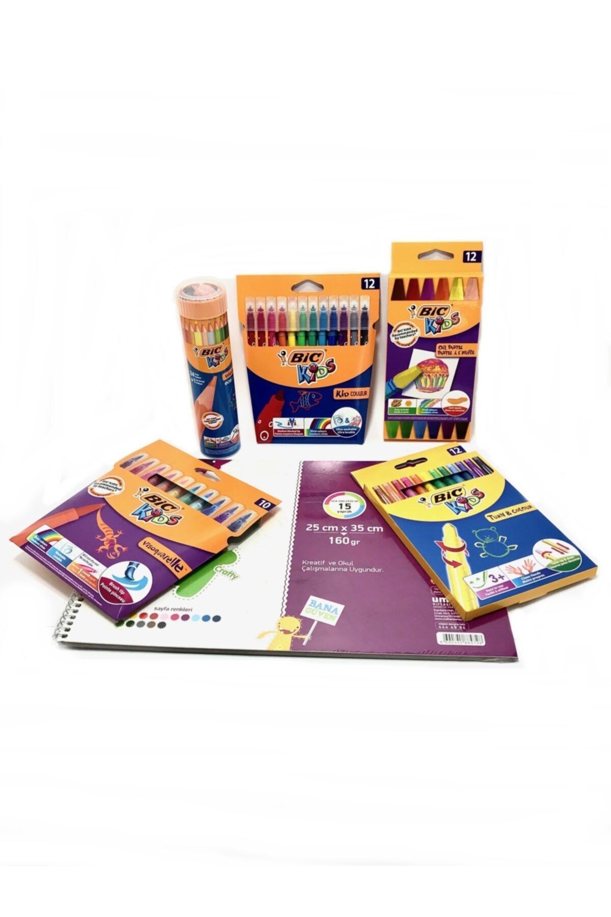 Bic Boyama Seti-3 - Hediyeli (, Craft & Arts)