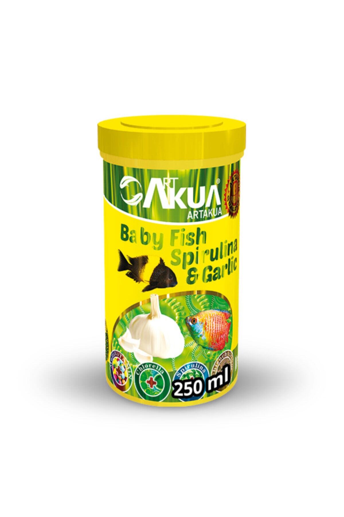 Artakua Baby Fısh Spırulına Garlıc 250 ml 100 gr 300-500 Mikron
