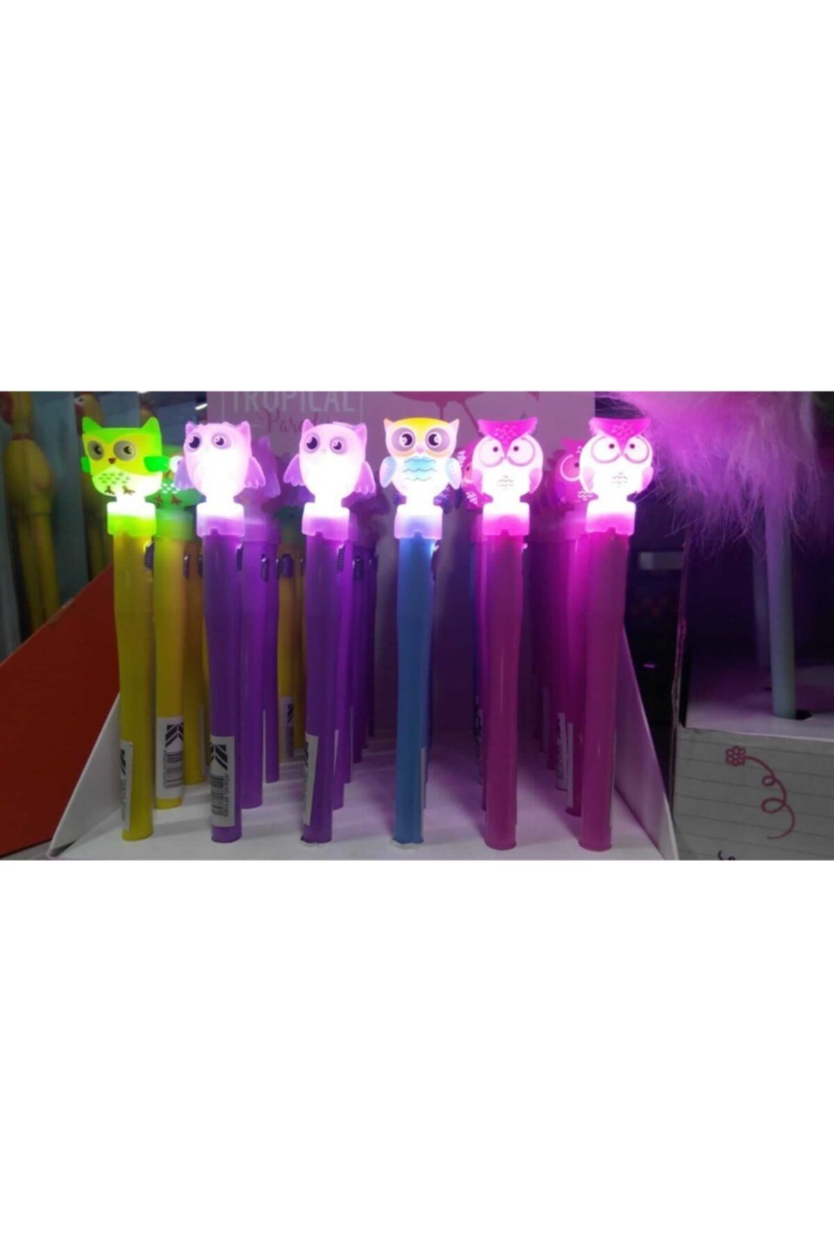 Woohoobox Işıklı Sevimli Baykuş Jel Kalem KL070