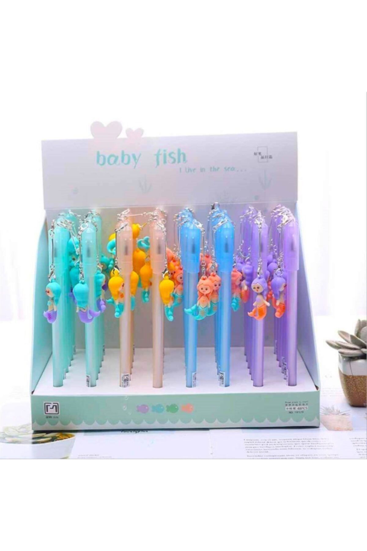 Woohoobox Deniz Kızı Aksesuarlı Jel Kalem kl066