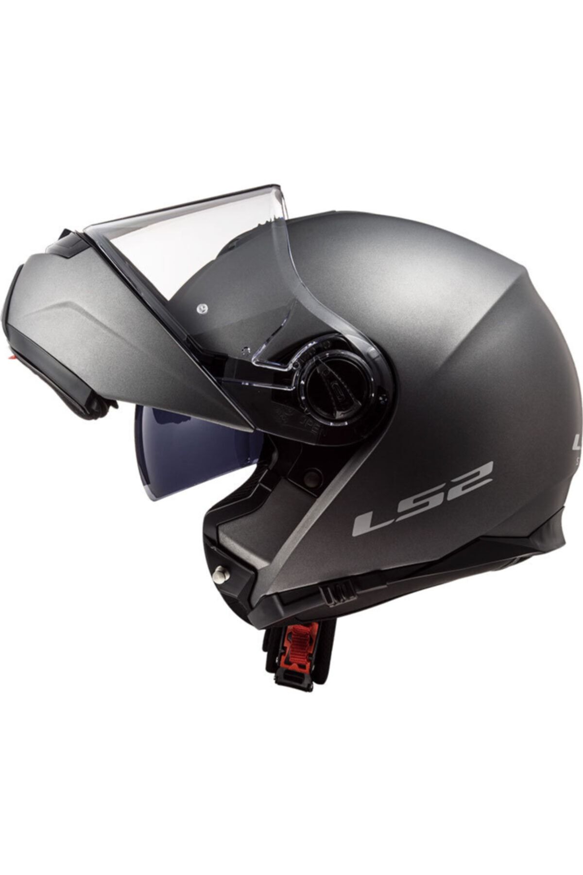 LS2 Ff325 Strobe Mat Tıtanıum Kask Kask