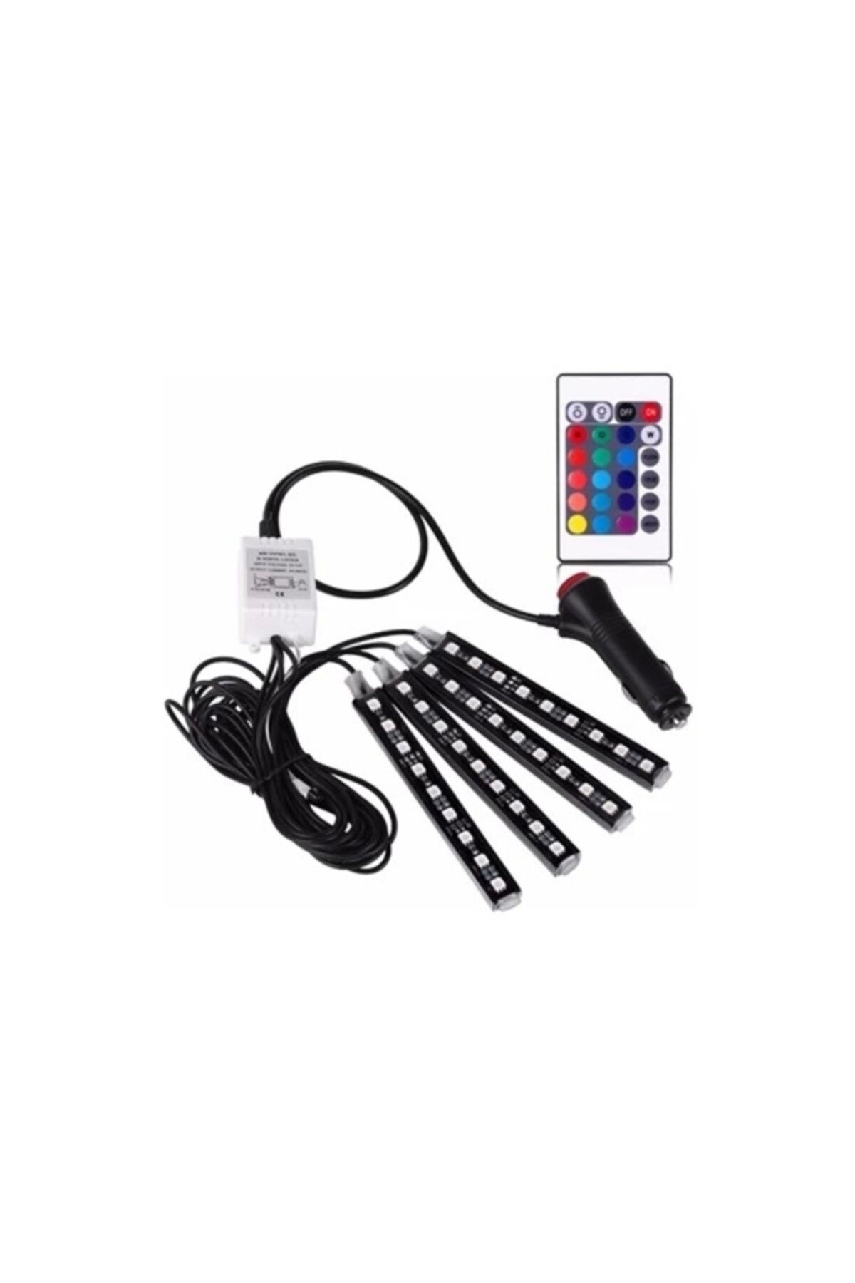 emroto citroen c3 ayak alti led kumandali arac ici aydinlatma sese duyarli renk degistirme ozellikli fiyati yorumlari trendyol