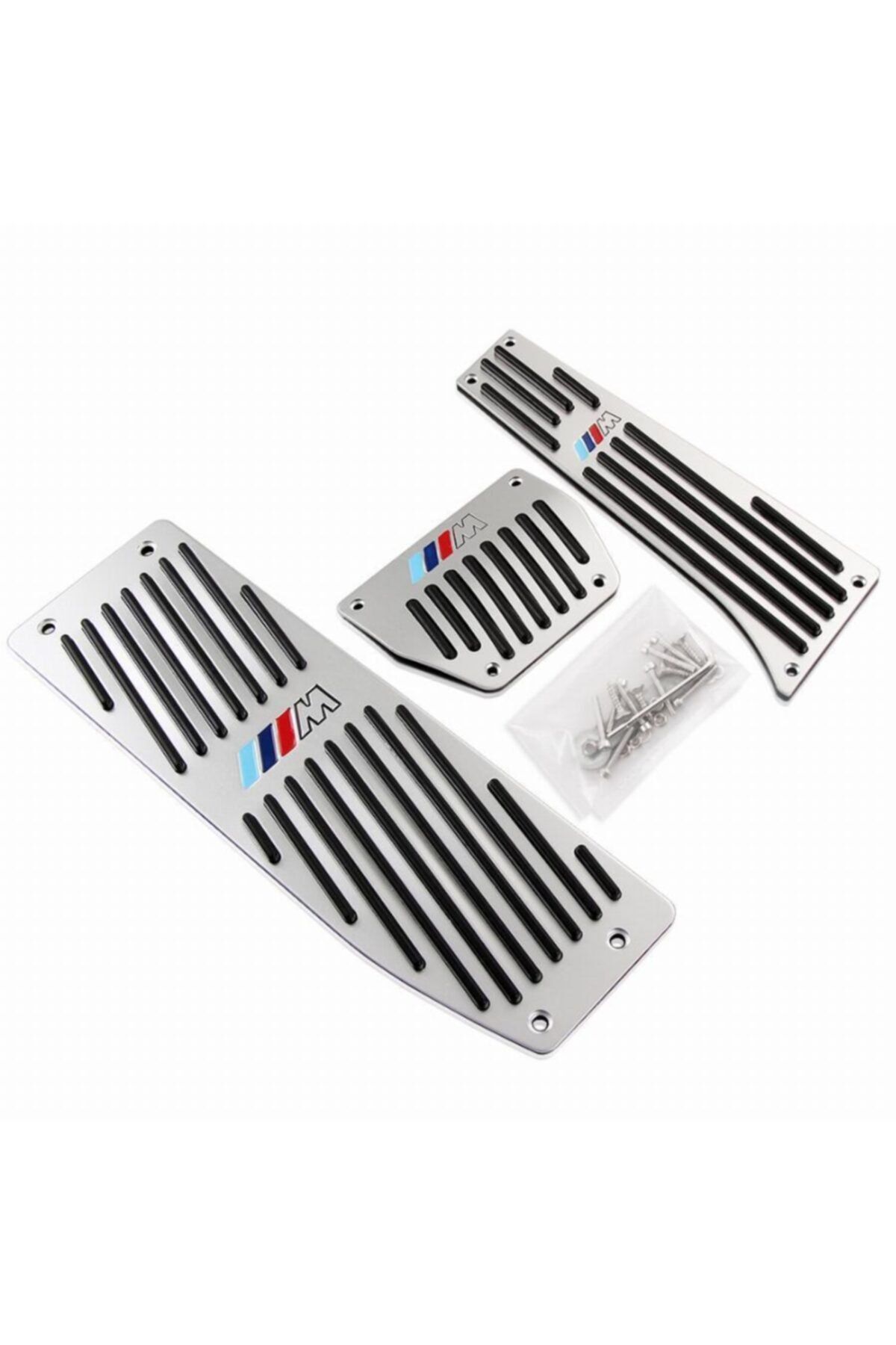 OEM Bmw E60 Pedal Seti Takımı Otomotik 3 Parça ///M Logolu Vidalı