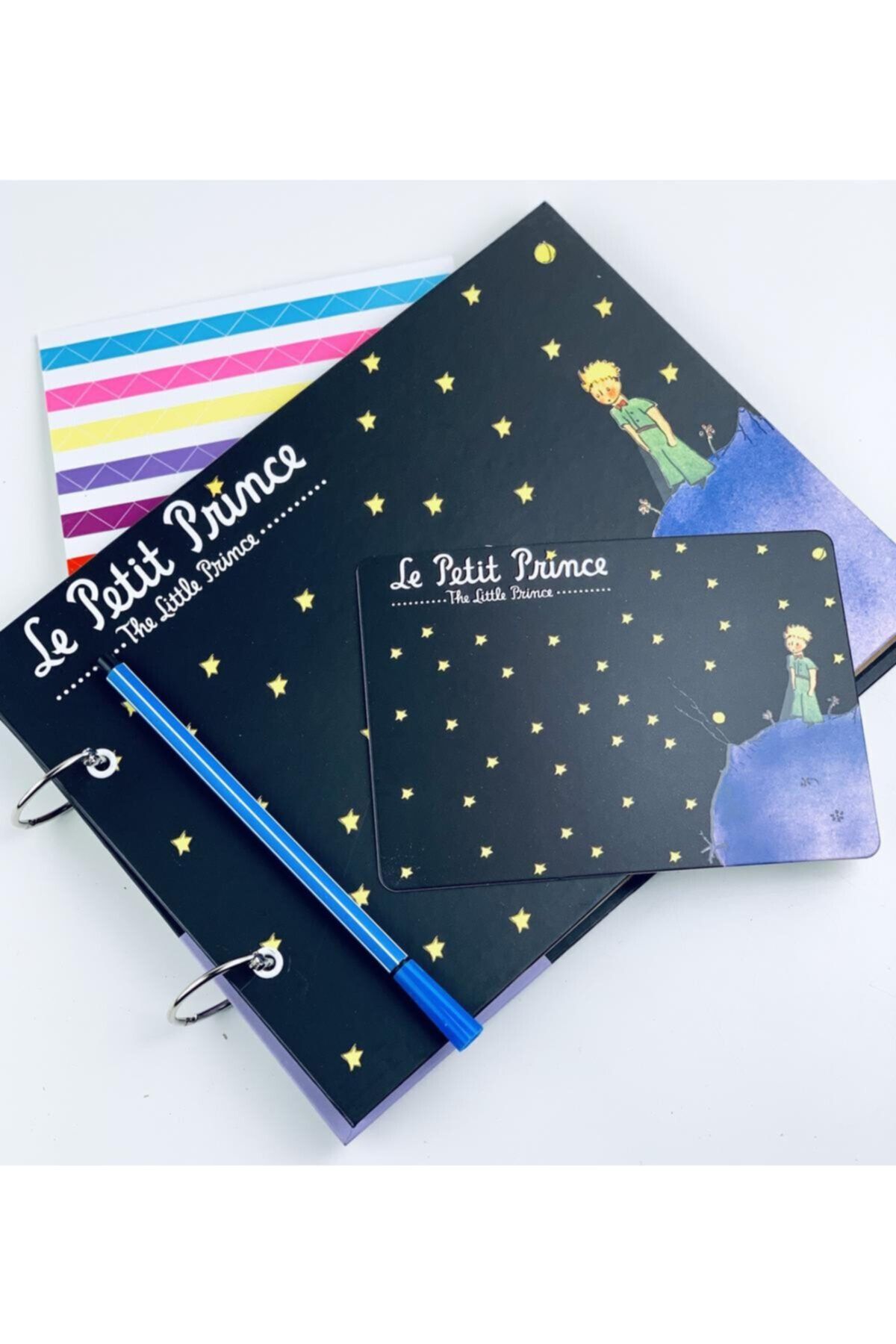 rennway Fotoğraf Albümü Kendin Yap Özel Tasarım Küçük Prens Le Petit Prince Siyah
