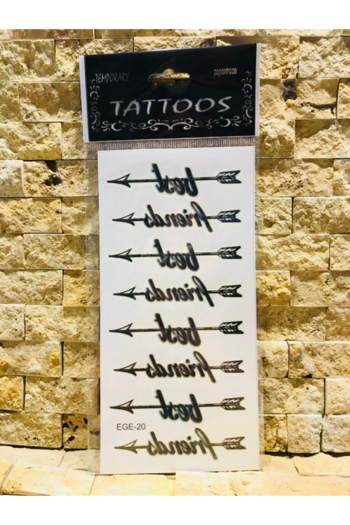 Panda Geçici Best Friends Dövme Tattoo