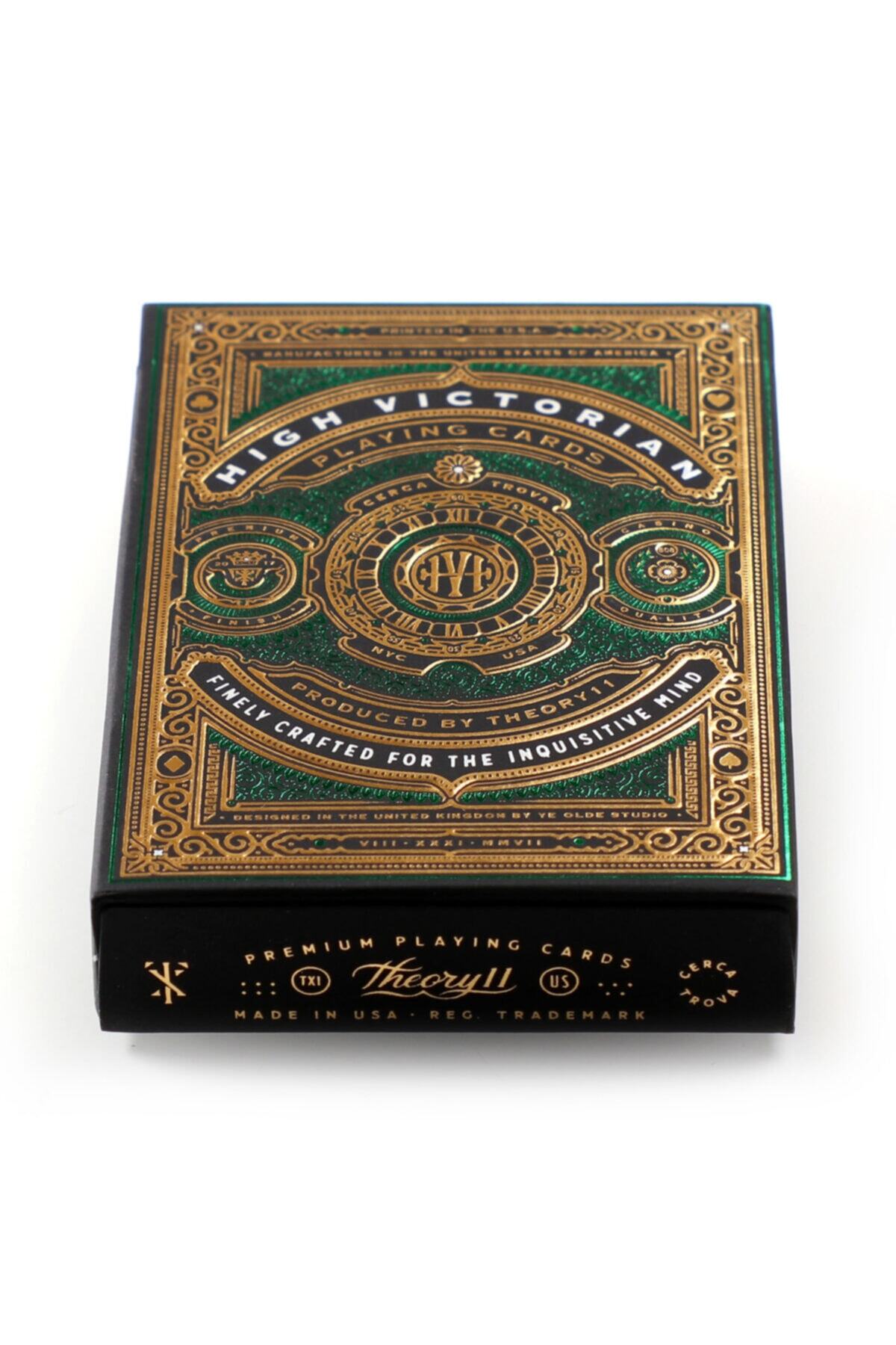 Pusula Oyun Theory 11 High Victorian Green Oyun Kartı Destesi (Premium Oyun Kağıdı)