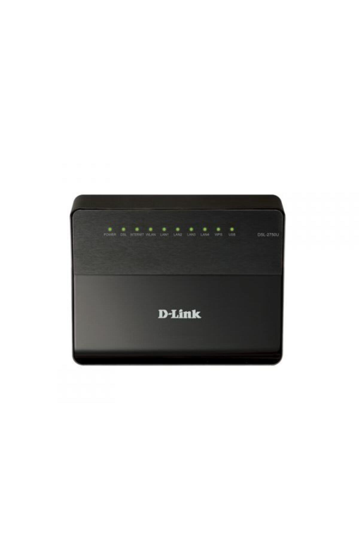 DLink 4 Port Adsl2 Usb Modem Router 2750u