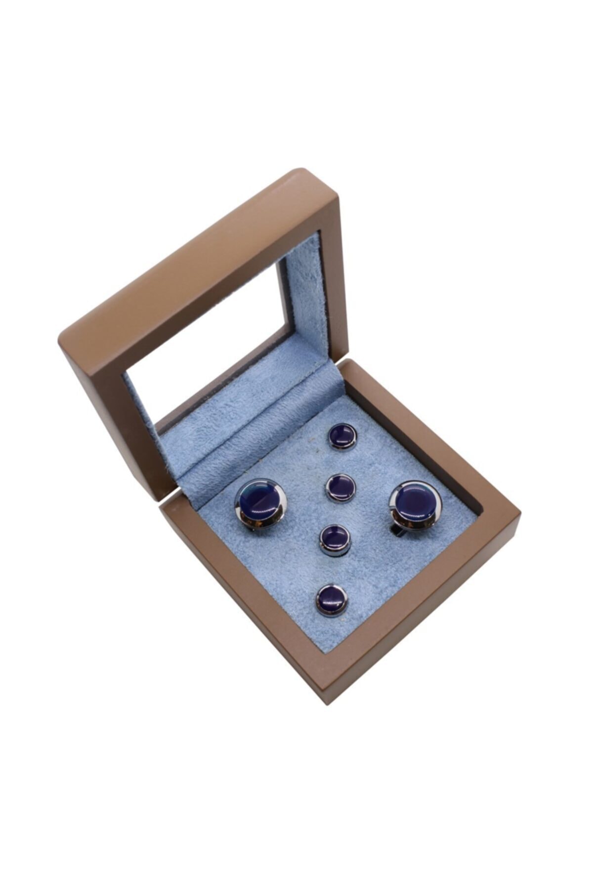 COOLMENCLUB Lacivert Smokin Düğme Seti