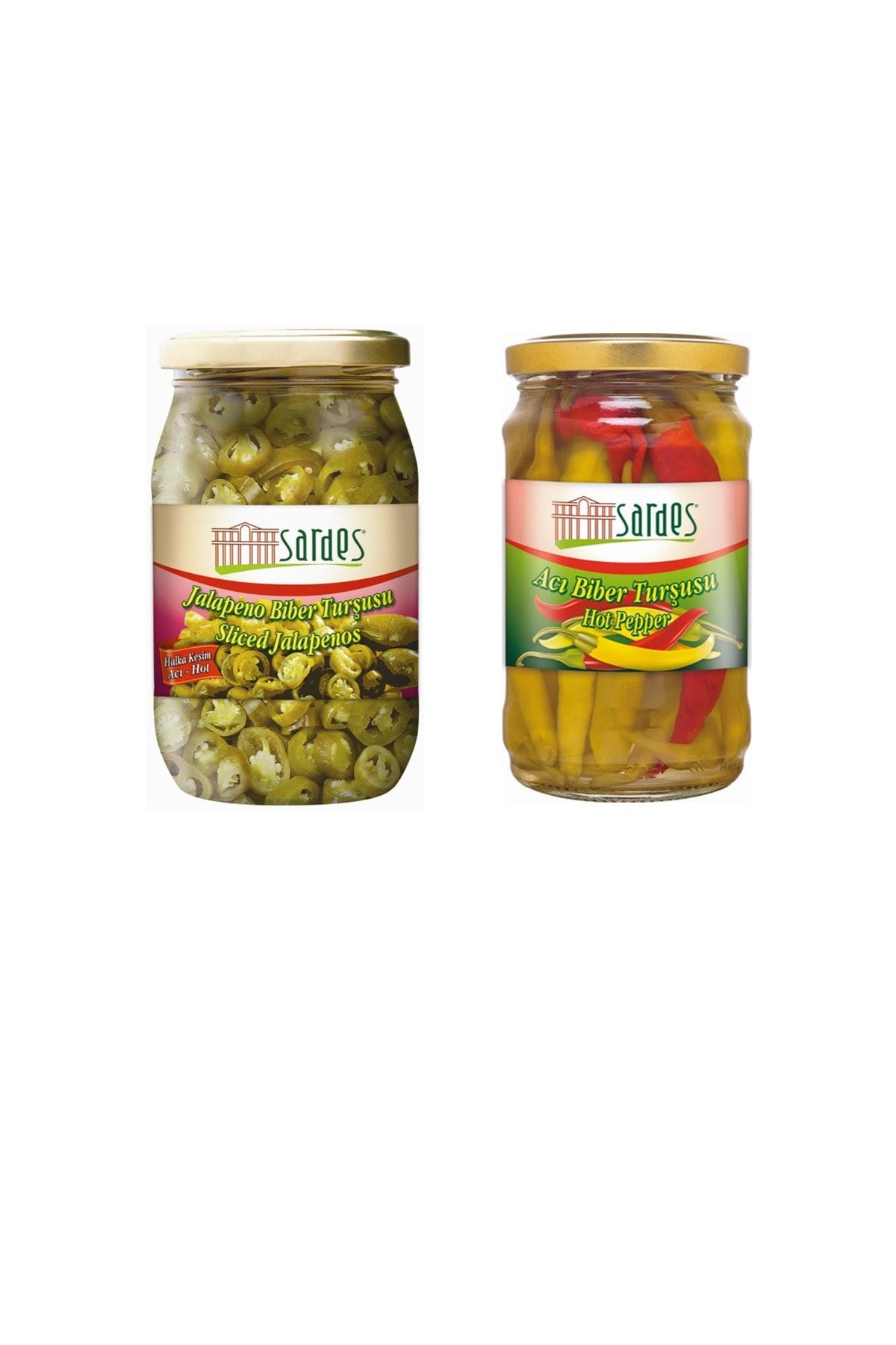 Sardes Acı Turşu Seti (jalapeno + Acı Biber)