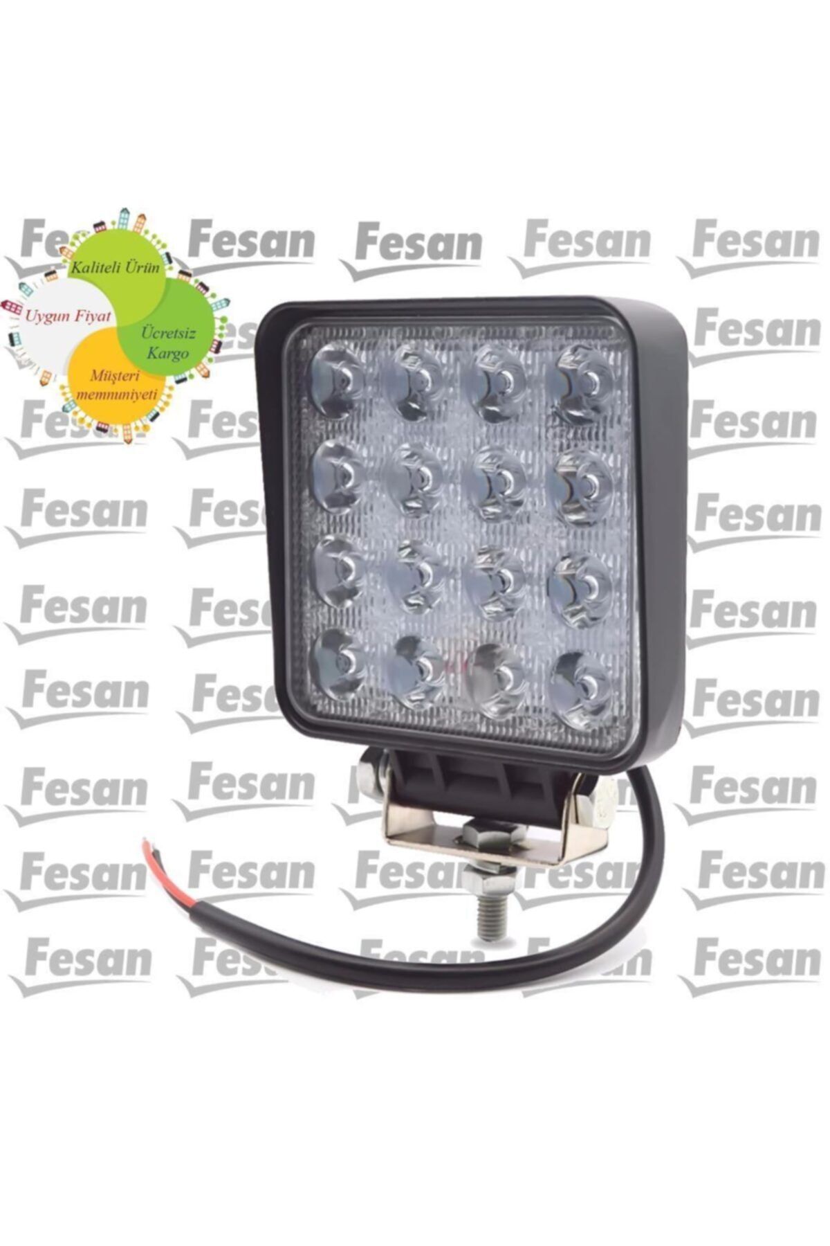 Sefa 16 Ledli Off Road Çalışma Ve Sis Farı Lambası 12 / 24 Volt