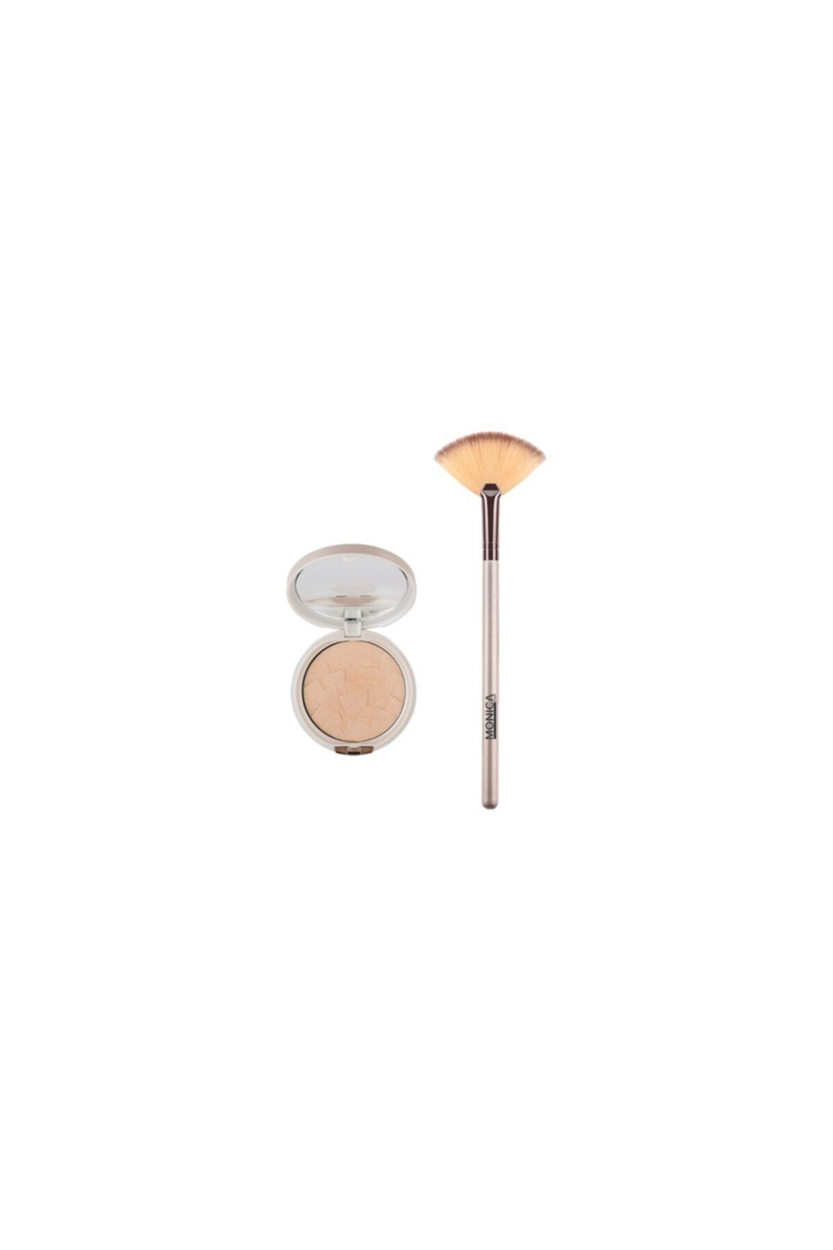 Gabrini Highlighter Tekli 01 No + Monicatime Higfhlighter Fırçası 74124468879