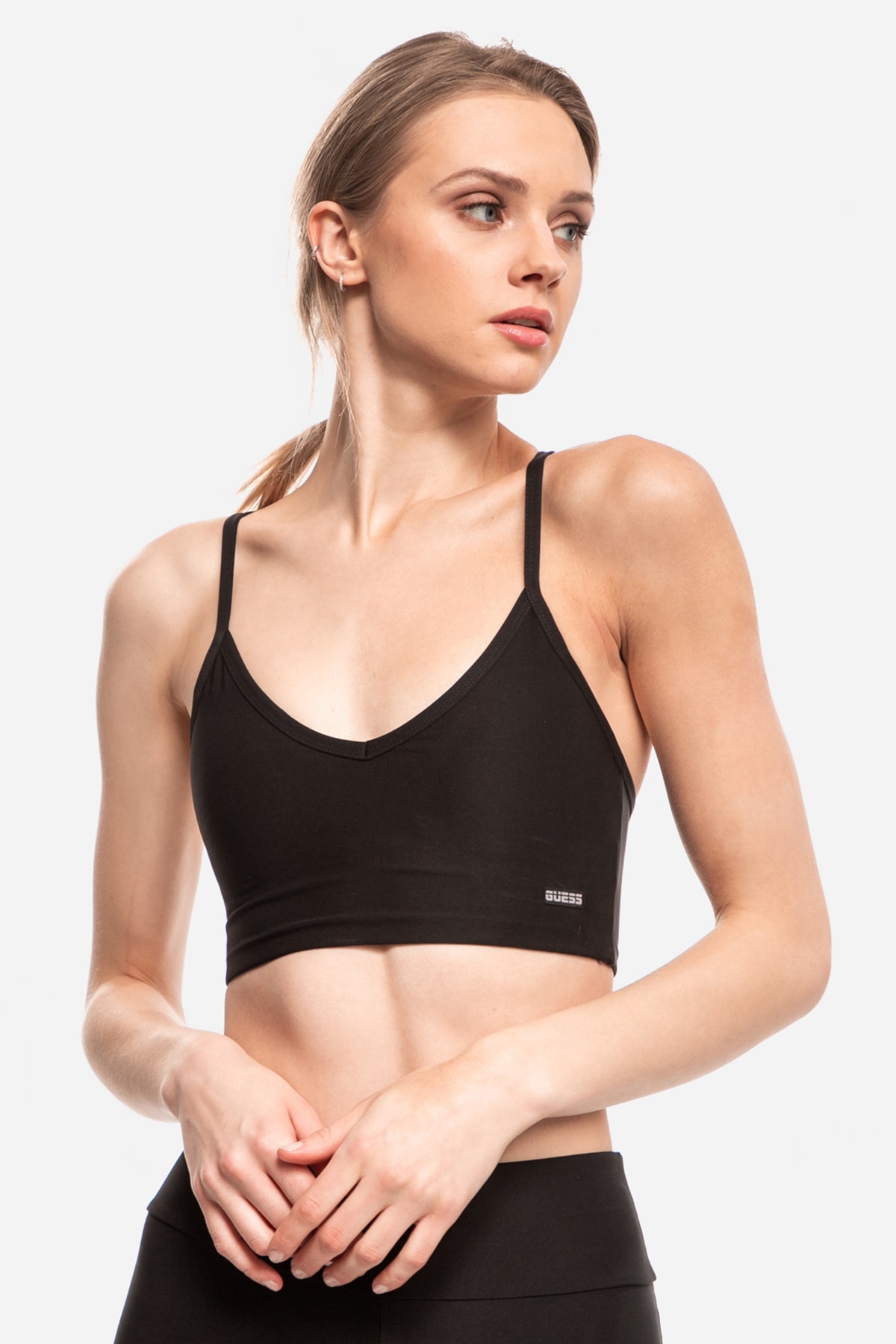 Guess Kadın Siyah Spor Sütyeni O02A00MC01P