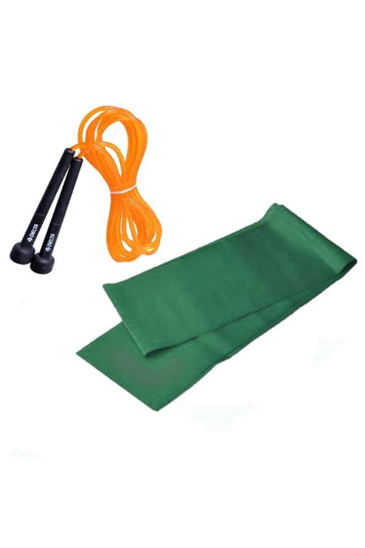Delta 150 cm x 15 cm Tam Sert Pilates Bandı Lastiği & Atlama İpi