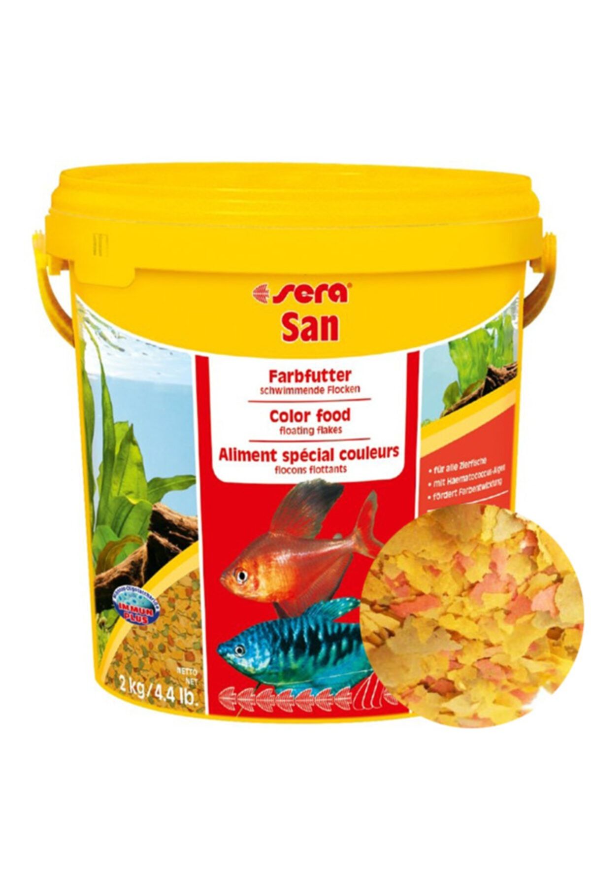 SERA San Renklendirici Balık Pul Yemi 10l / 2000gr