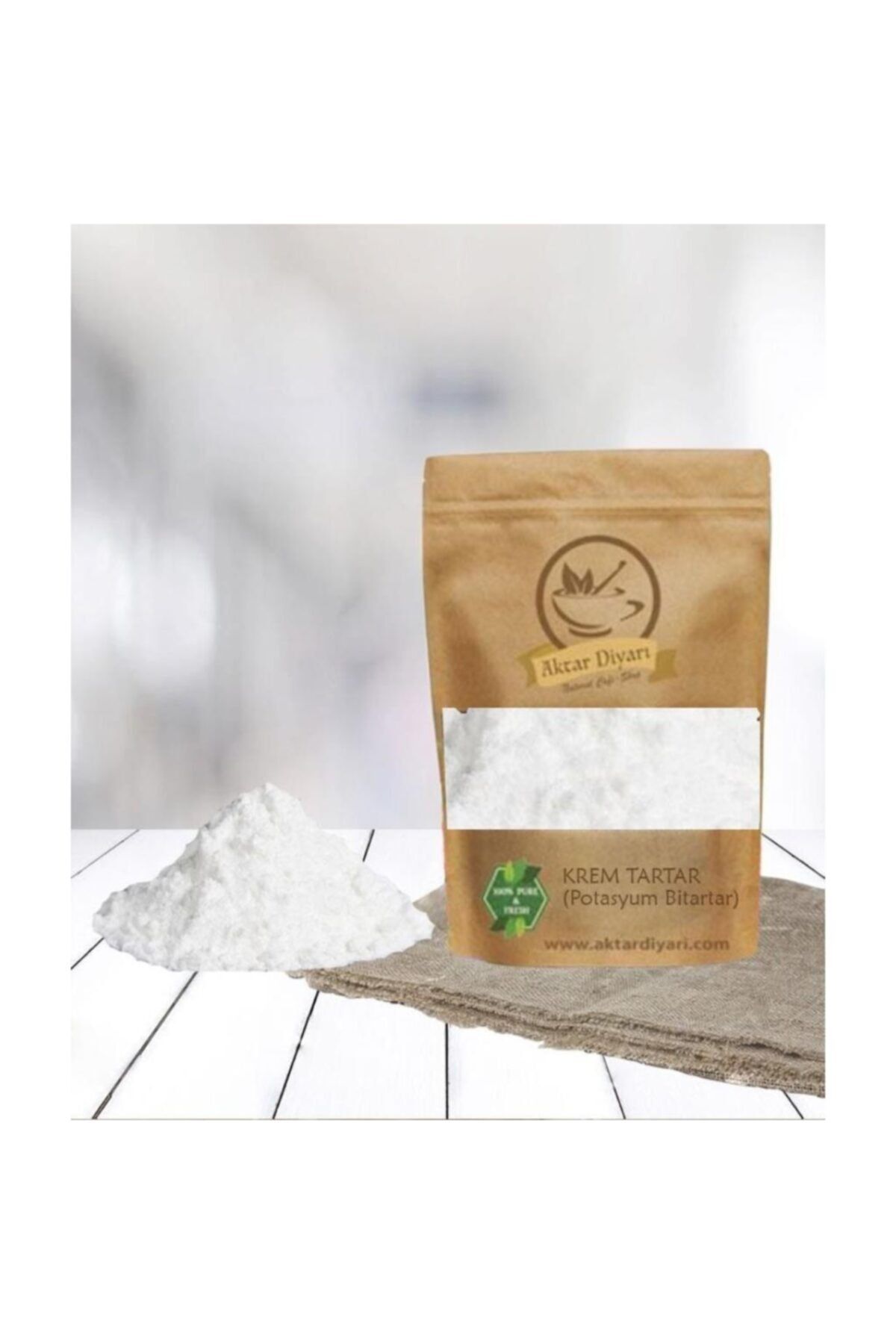 Aktar Diyarı Krem Tartar (potasyumbitartar) 250 Gr Saf Katkısız