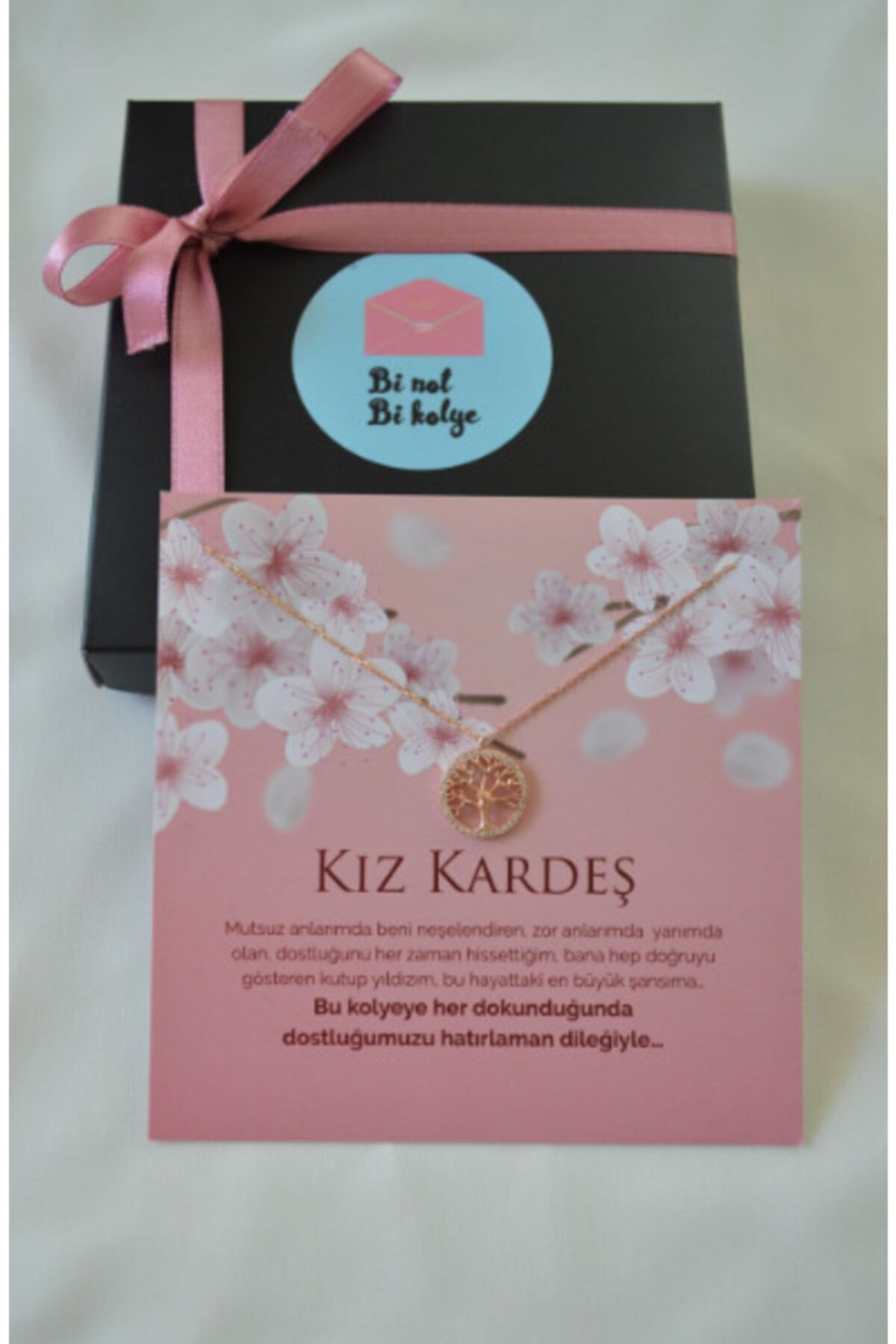 BİNOTBİKOLYE 925 Ayar Gümüş Hayat Ağacı Kolye