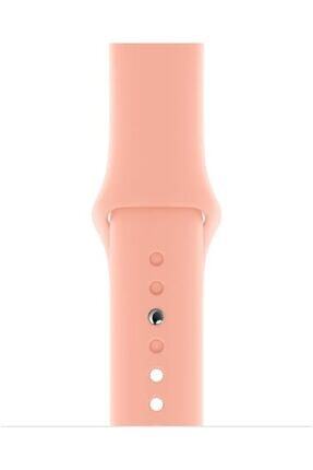 Apple Watch 42-44mm Spor Silikon Kordon Pembe Image 0