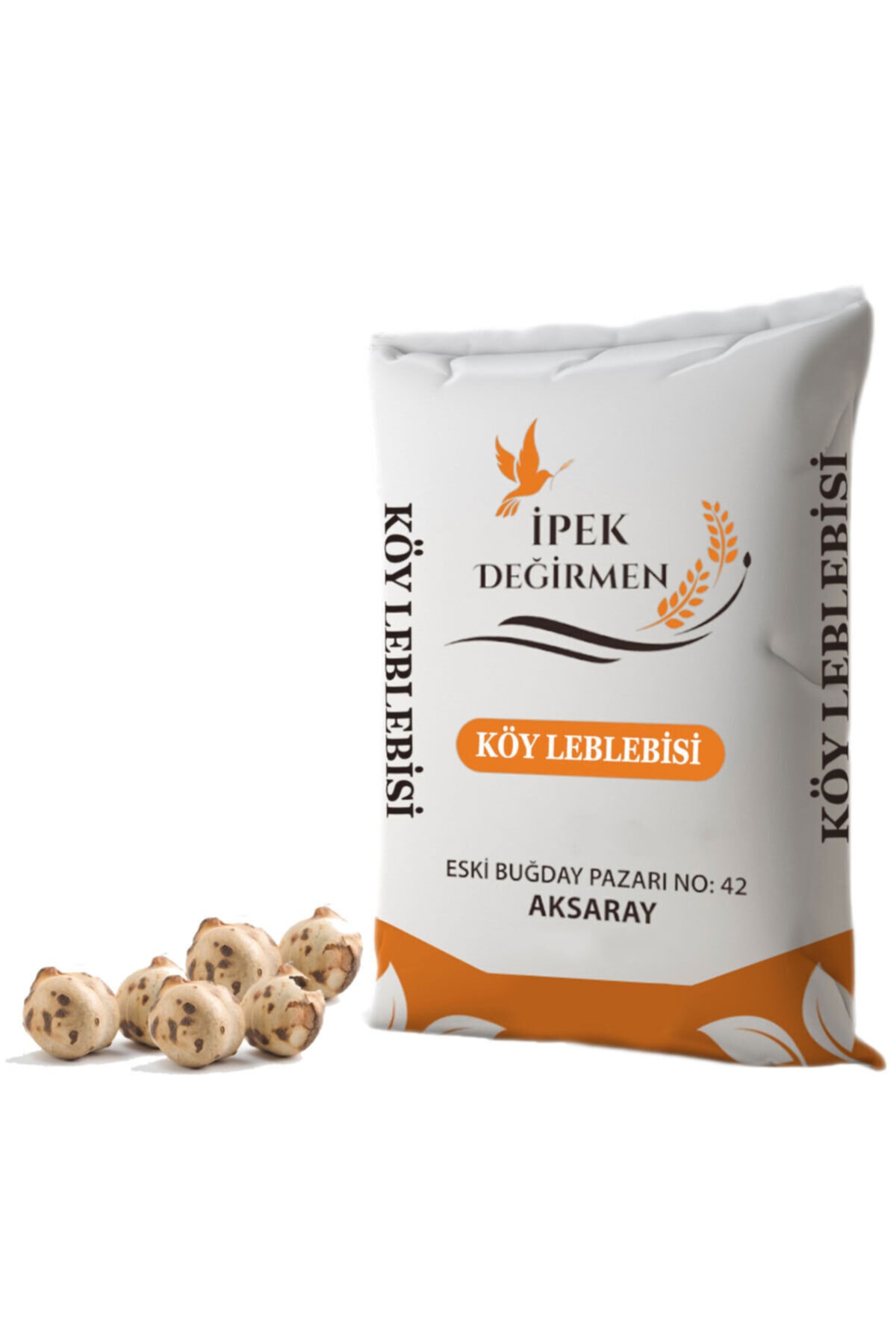 İpek Değirmen Lüks Kuruyemiş Köy Leblebisi Tandırda Kavrulmuş 2 Kg