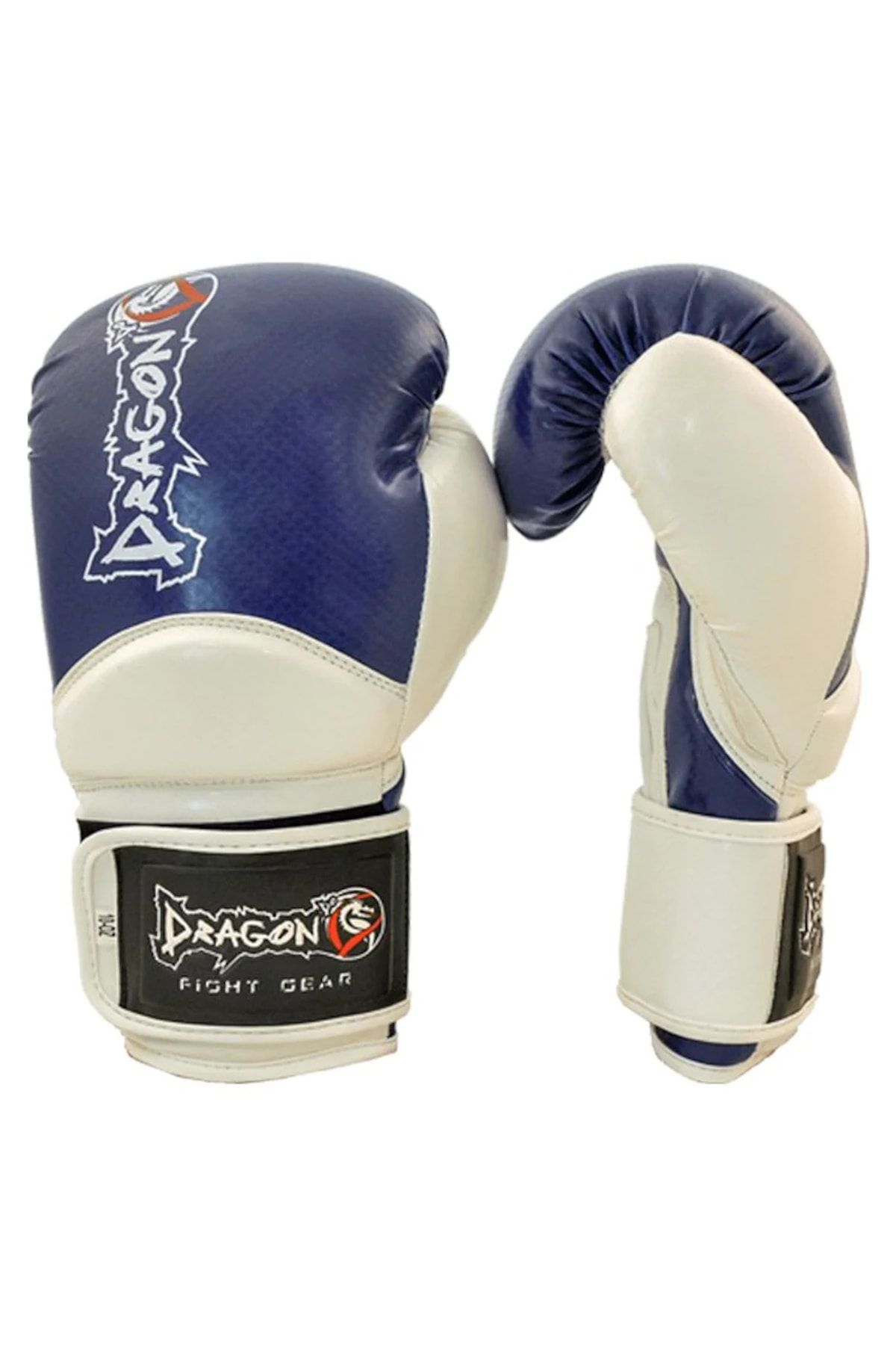Dragon Carbon 5 Blue white Color Boxing Gloves 10 Oz Bandage