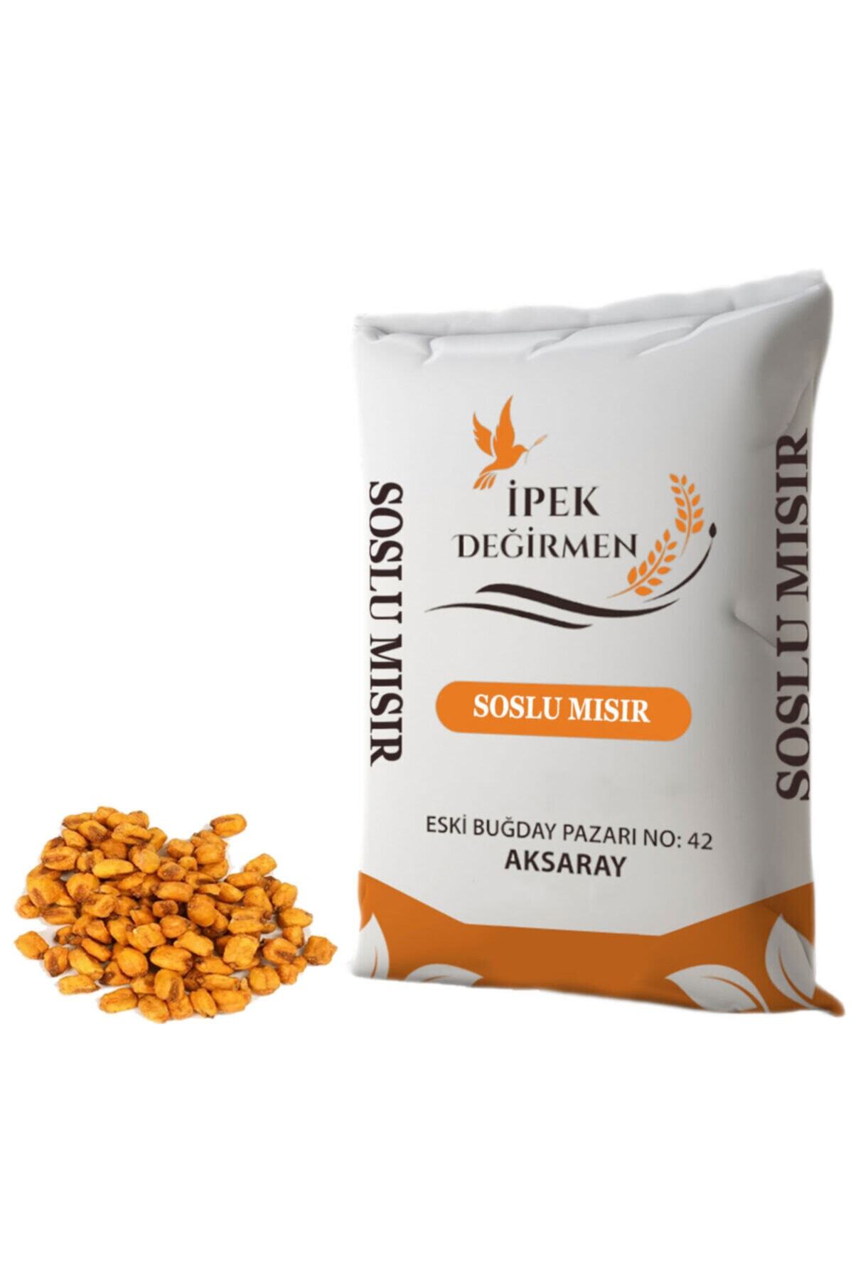 İpek Değirmen Lüks Kuruyemiş Kavrulmuş Golden Mısır Soslu Mısır 2 Kg