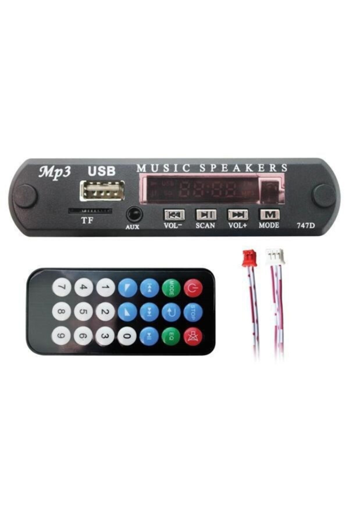 Aclass Fiat Linea Mikrofonlu Bluetoothlu Oto Teyp Usb/sd Çevirici Aux Kumandalı 12volt Telefonla Görüşmelii