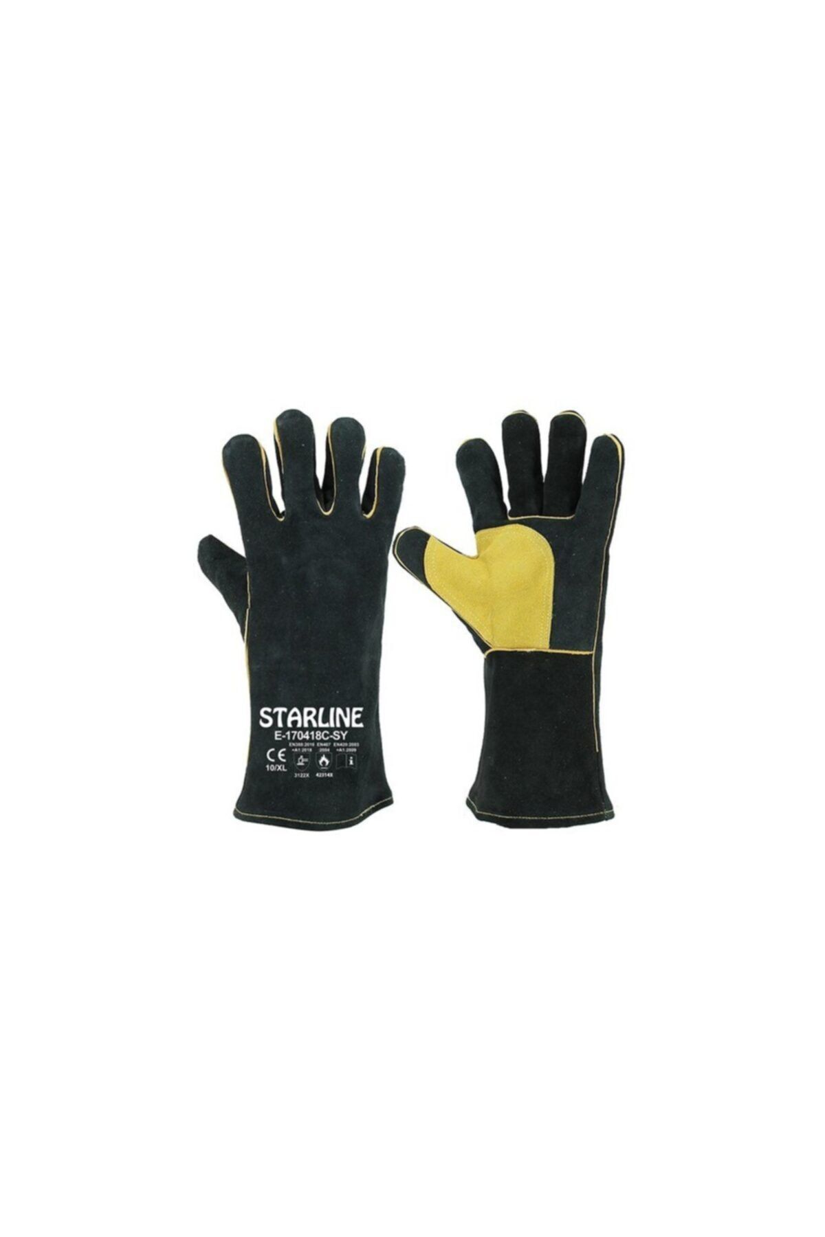 Starline Kaynak Eldiveni Siyah E-170418c-sy
