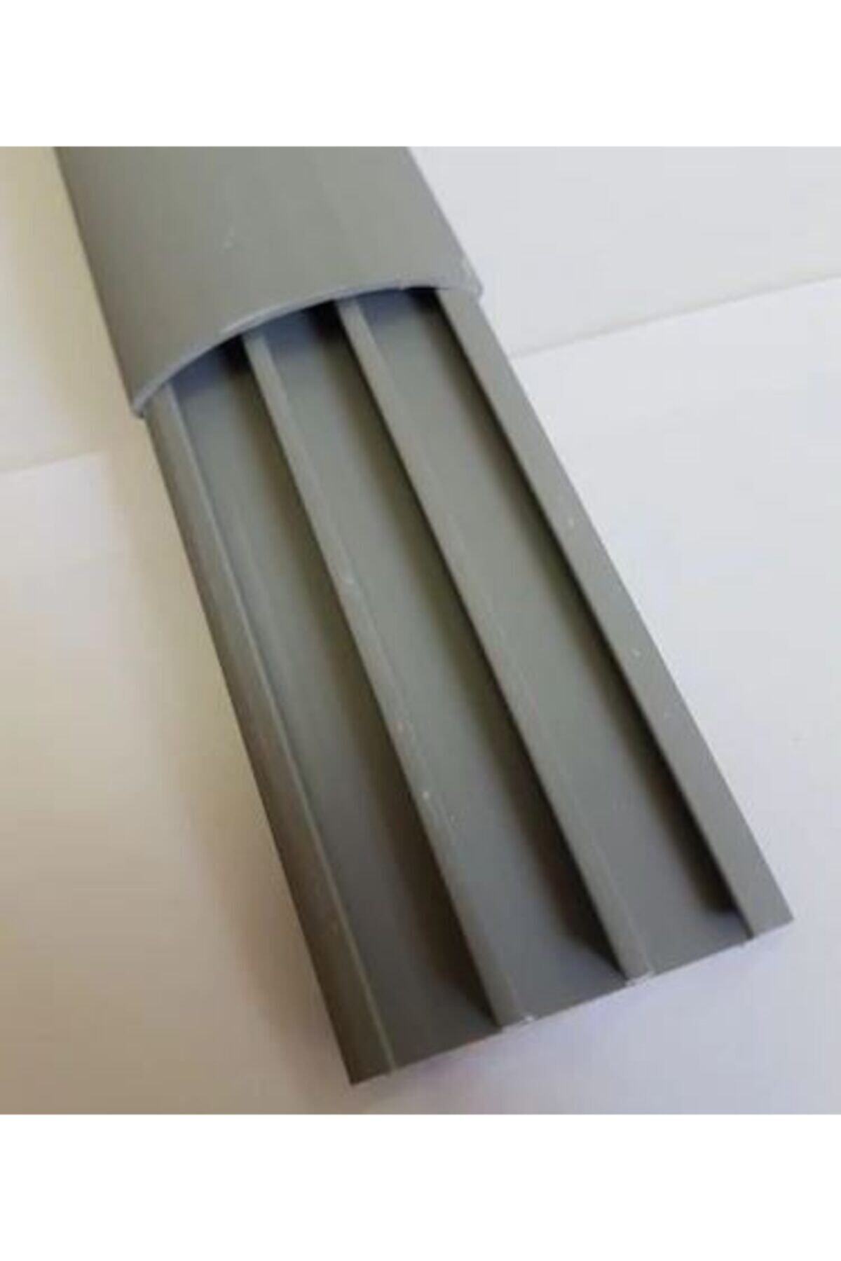 Sert Plastik Balık Sırtı Kablo Kanalı Yapışkanlı 108 Mt 50x12