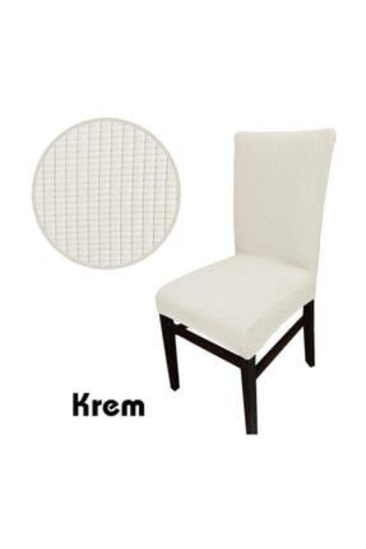 SEBRA HOME Bambu Sandalye Örtüsü 6 Adet Krem