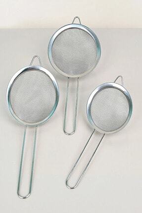 Metal Büyük Boy Süzgeç (3'lü Paket) Image 0