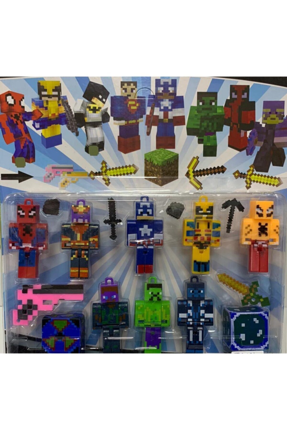 Ararat Oyuncak Minecraft Süper Heros Figürleri